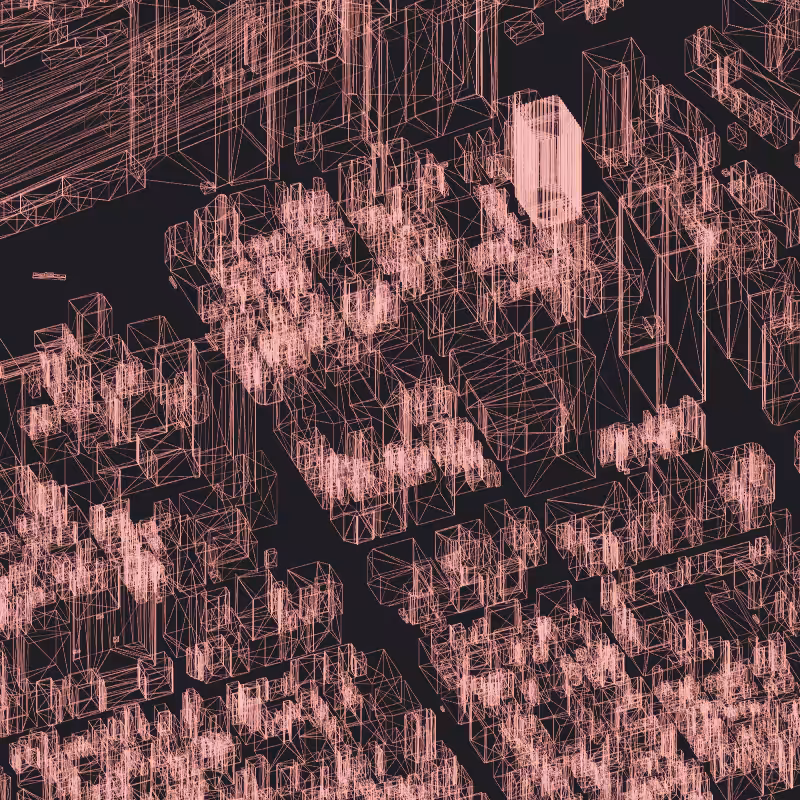 Wireframe City: Tokyo Shibuya #10