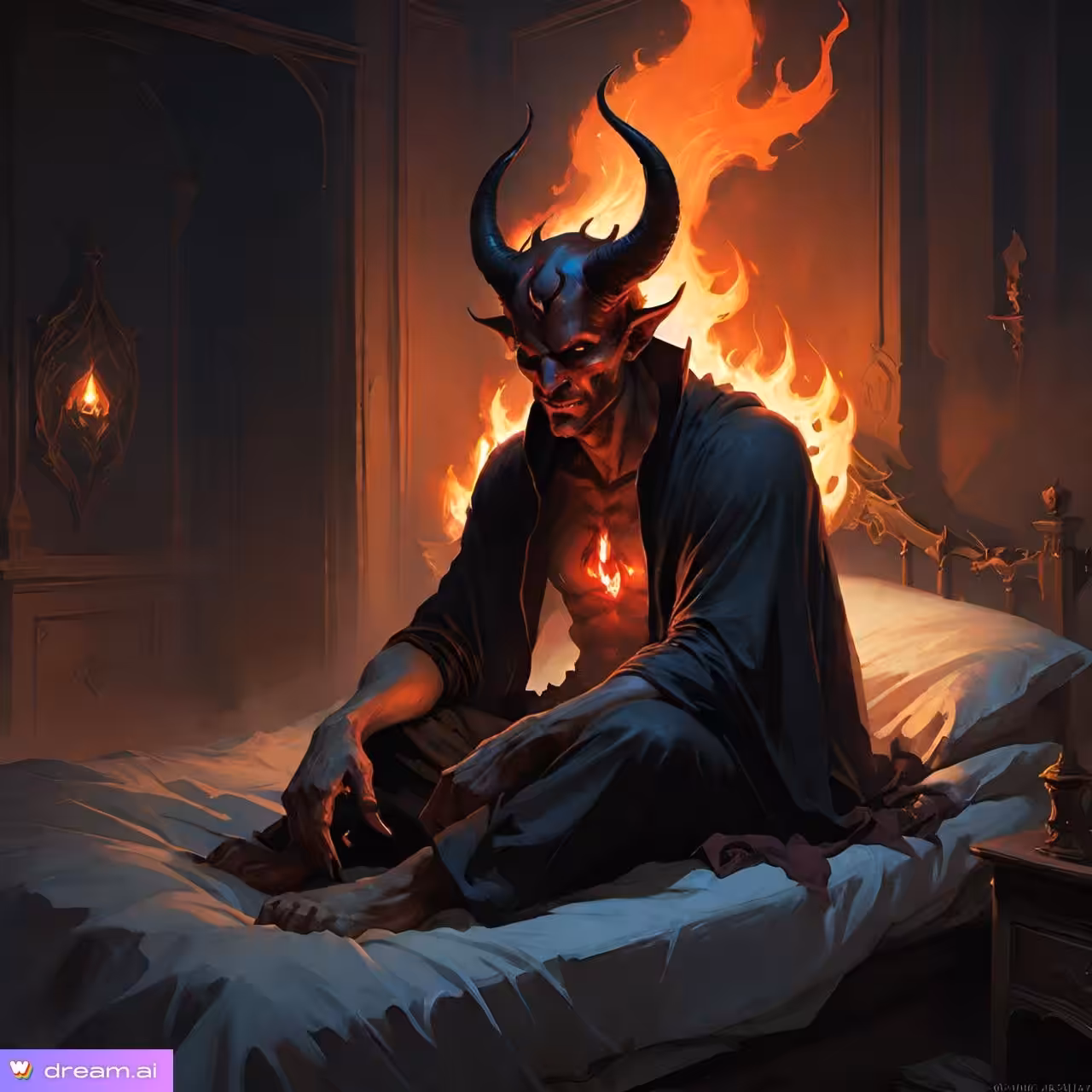 Ahriman in infinite darkness