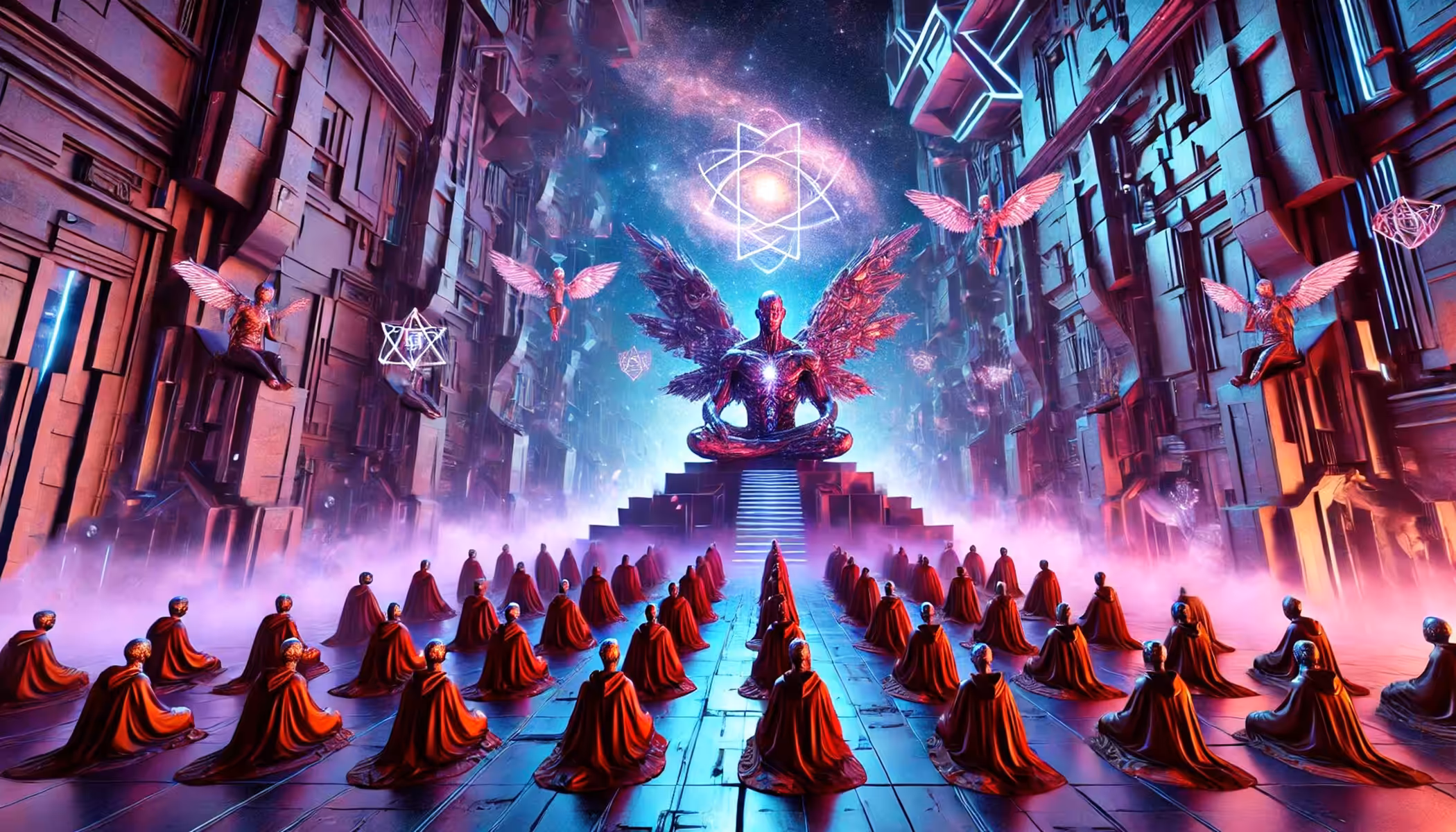 Cosmic Awakening: The Robotic Ascension