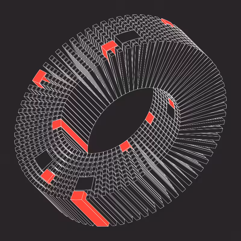 Ex Mobius (Neon Red) #32