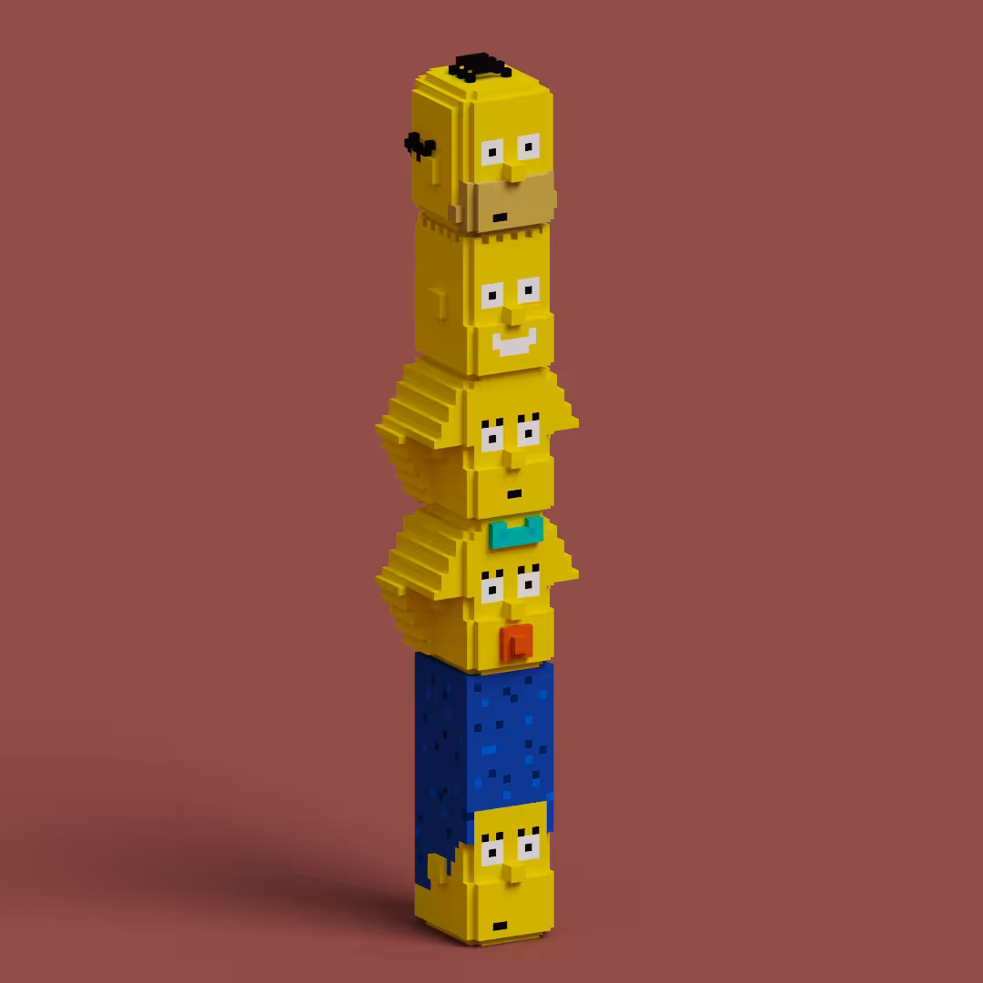 Totem#3 The Simpsons