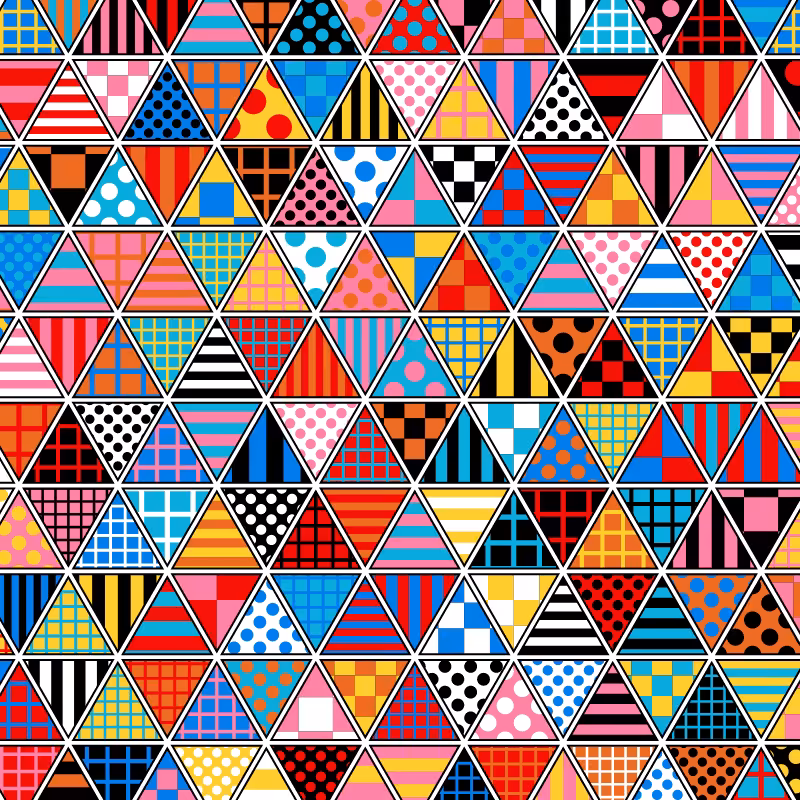 Triangle Tile #13