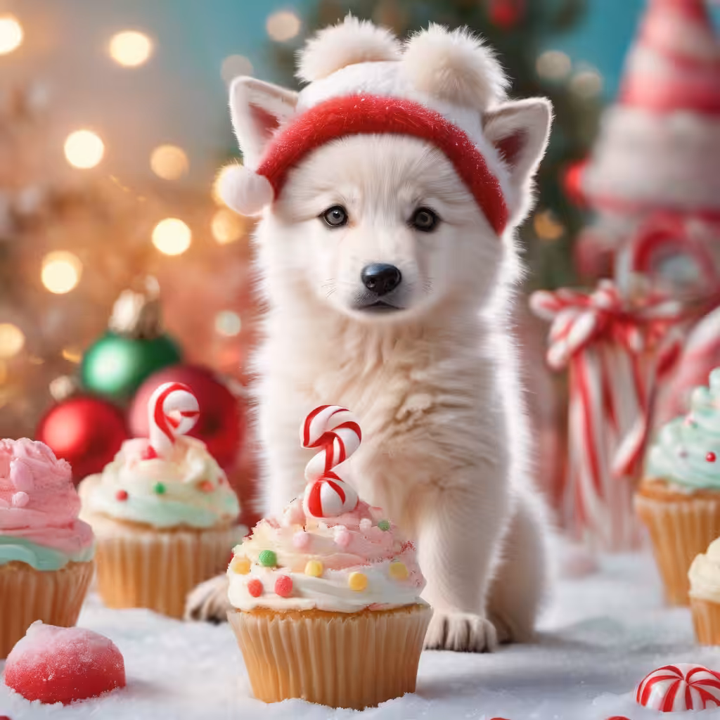 Fluffy pup