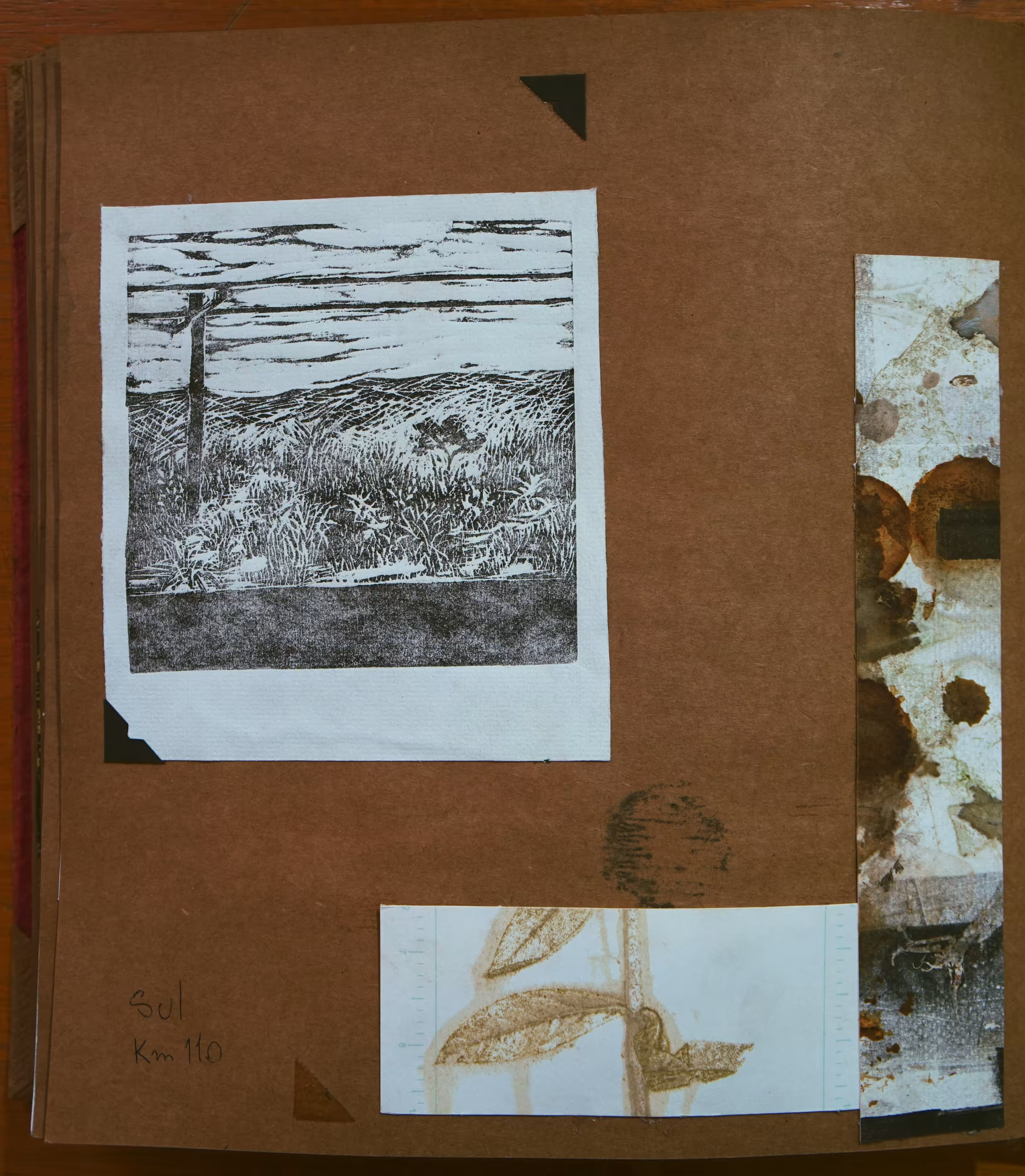 Traveling Artist Book traveling through some streets