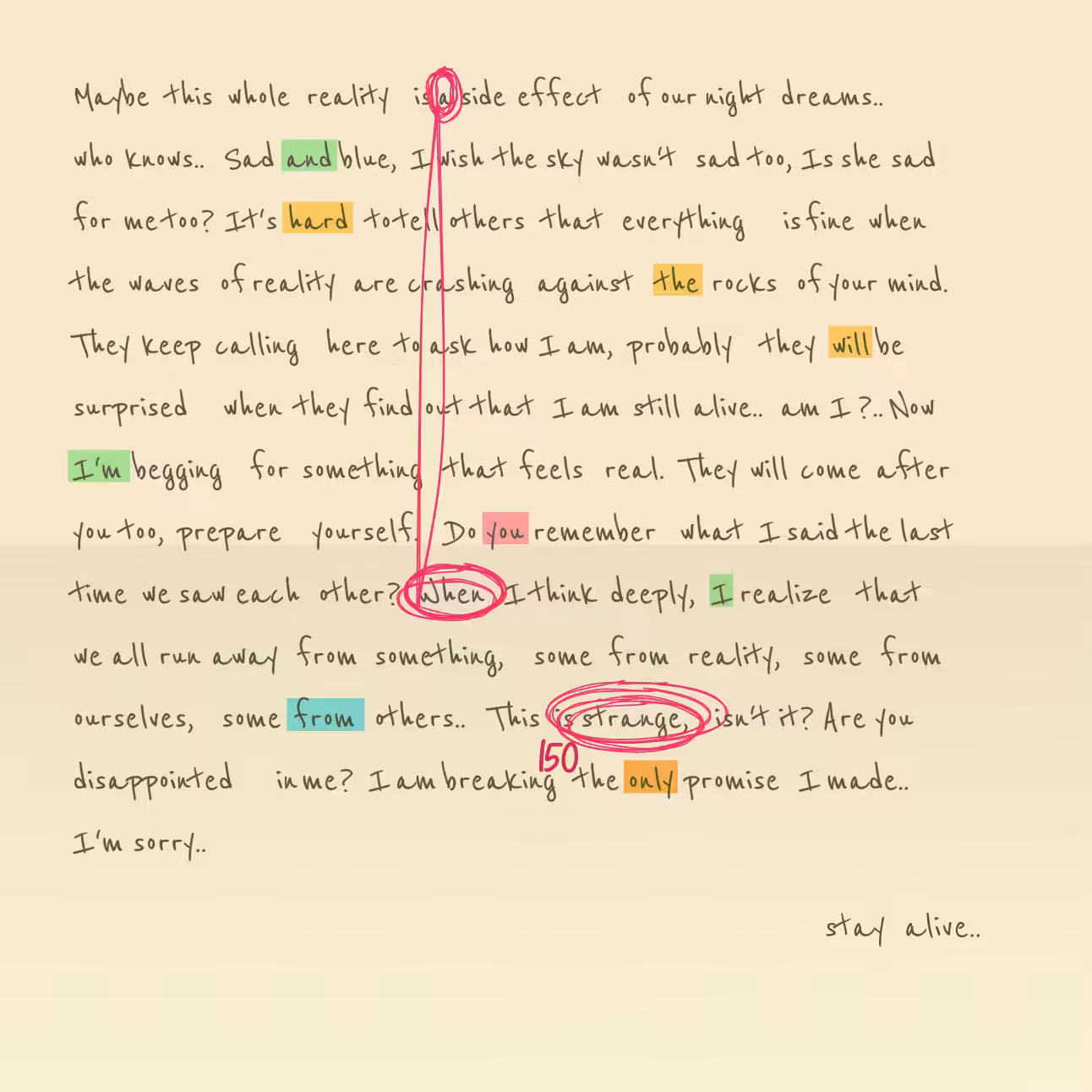 Conspiracy Theory Vol.2: a letter #25