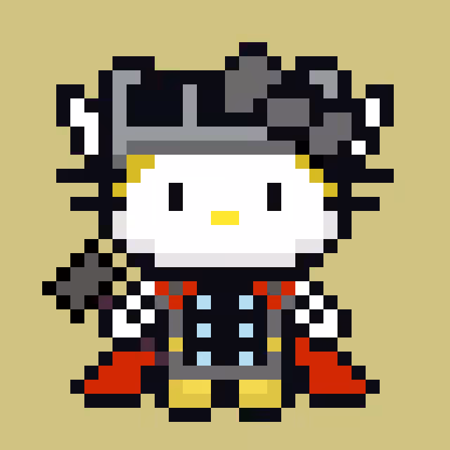 Henllo Kitty Thor #022