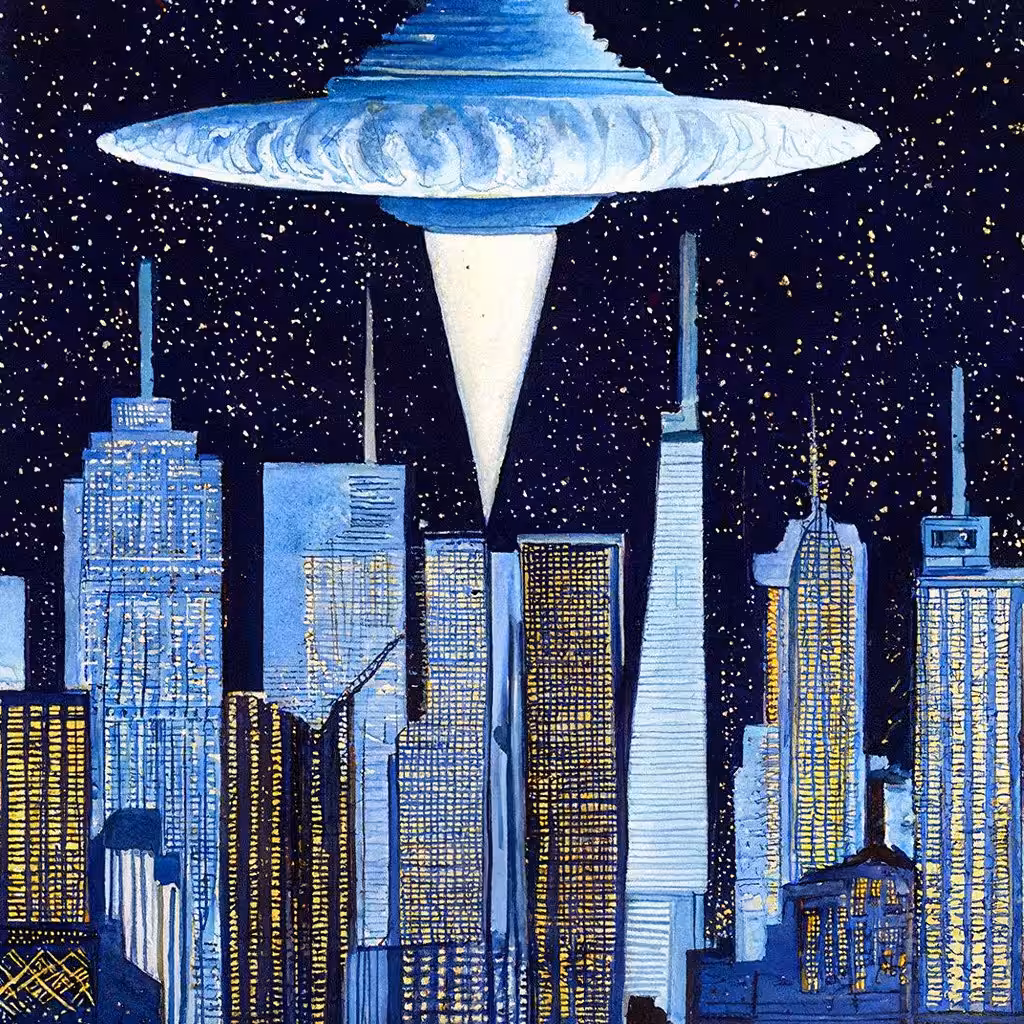 The UFO over New York 1