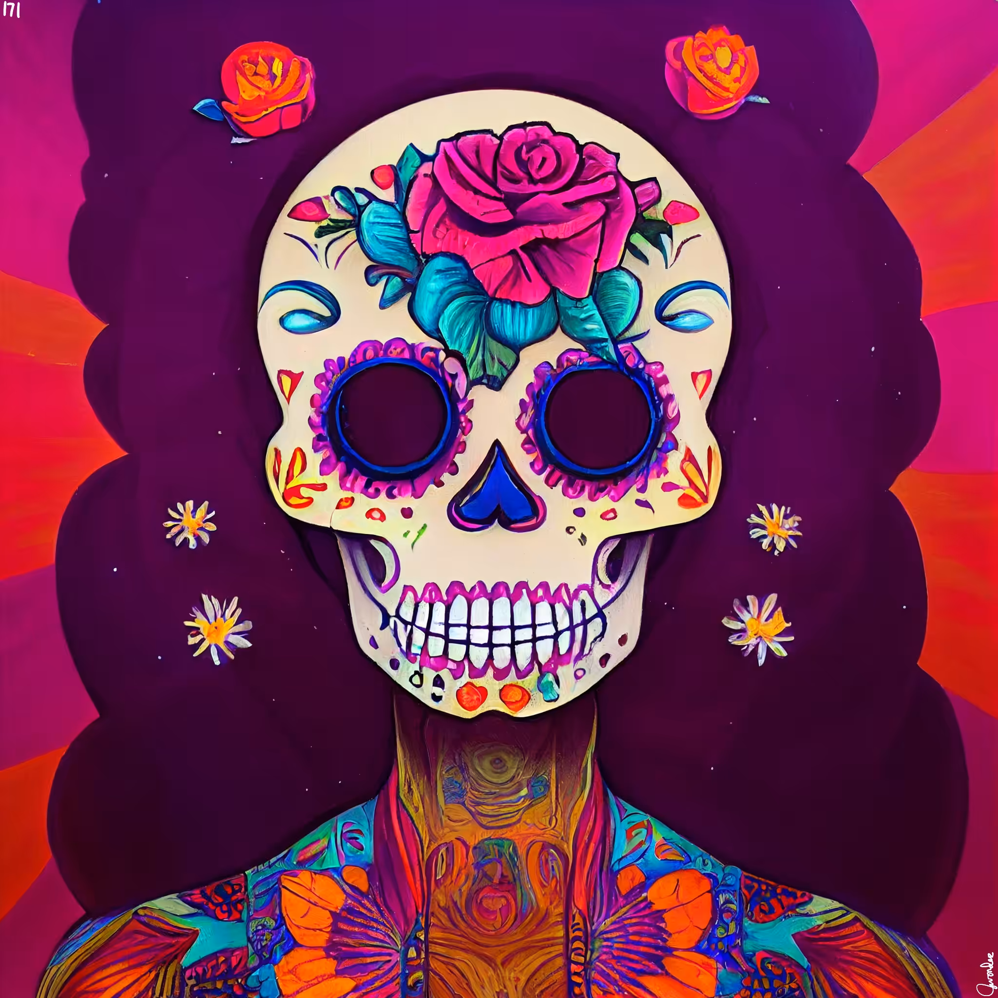 sugar skull #171