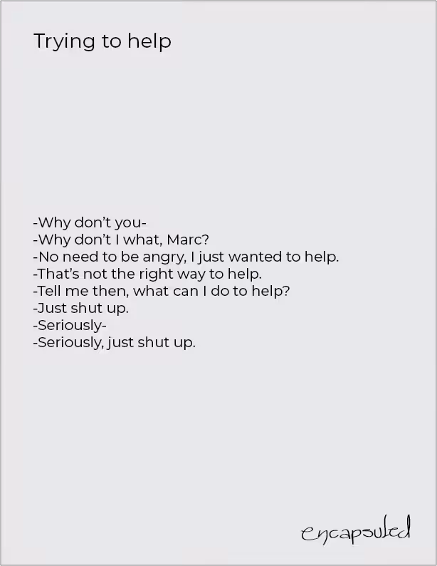 Trying to help