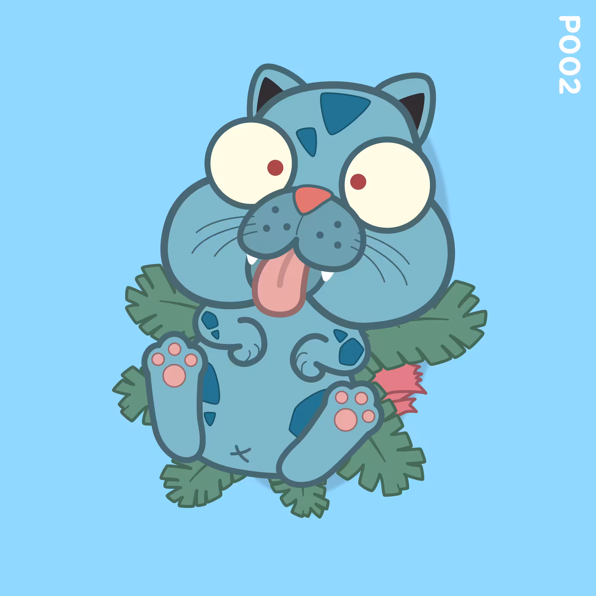 P002 --- Laying Derp Catysaur ---