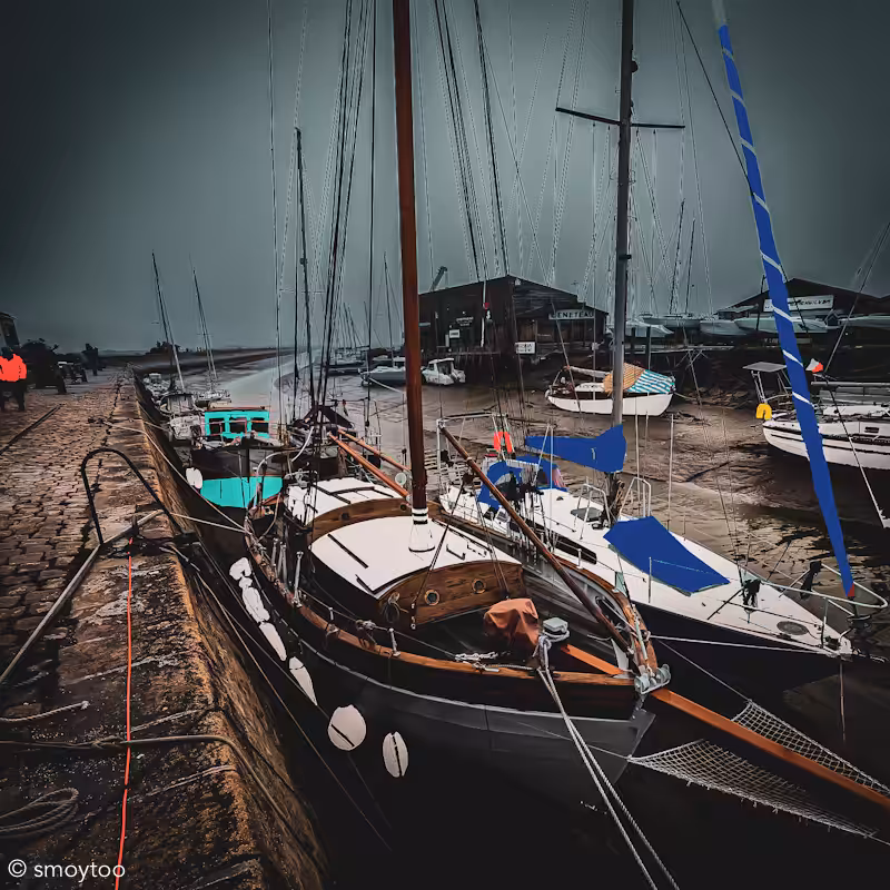 The Boat in the harbor