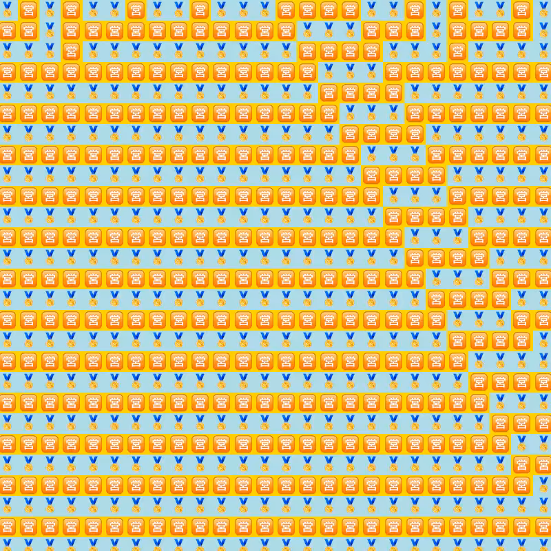 Elementary Cellular Emoji Automata #467