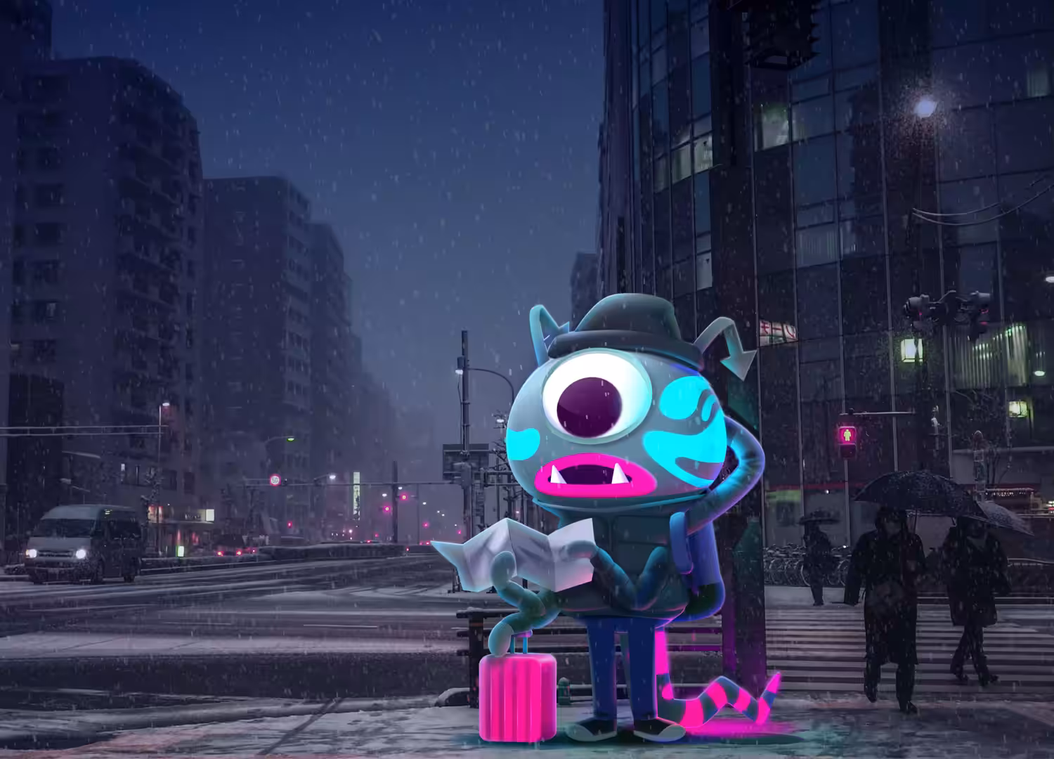 Alien to the place
