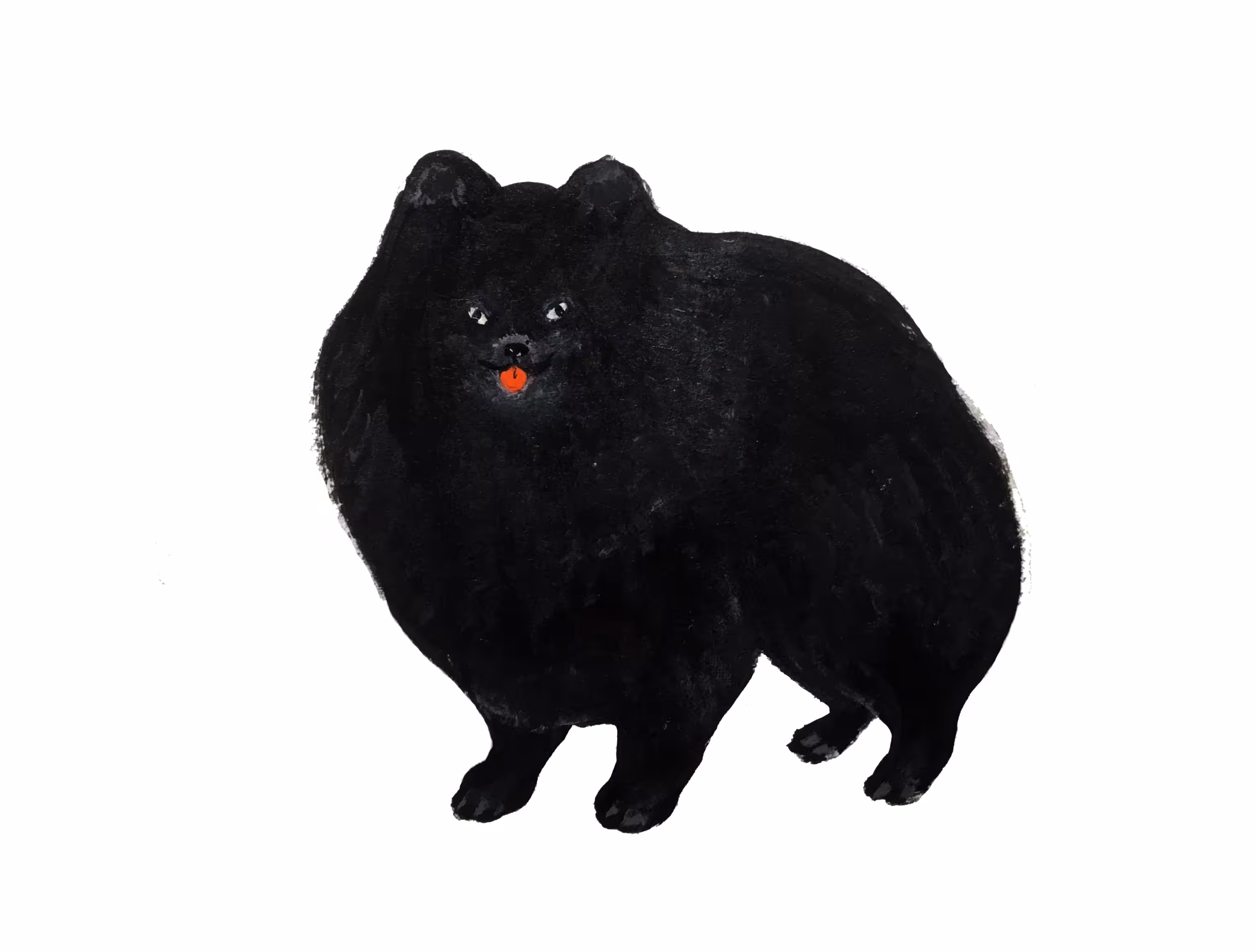 The darkest doggo 