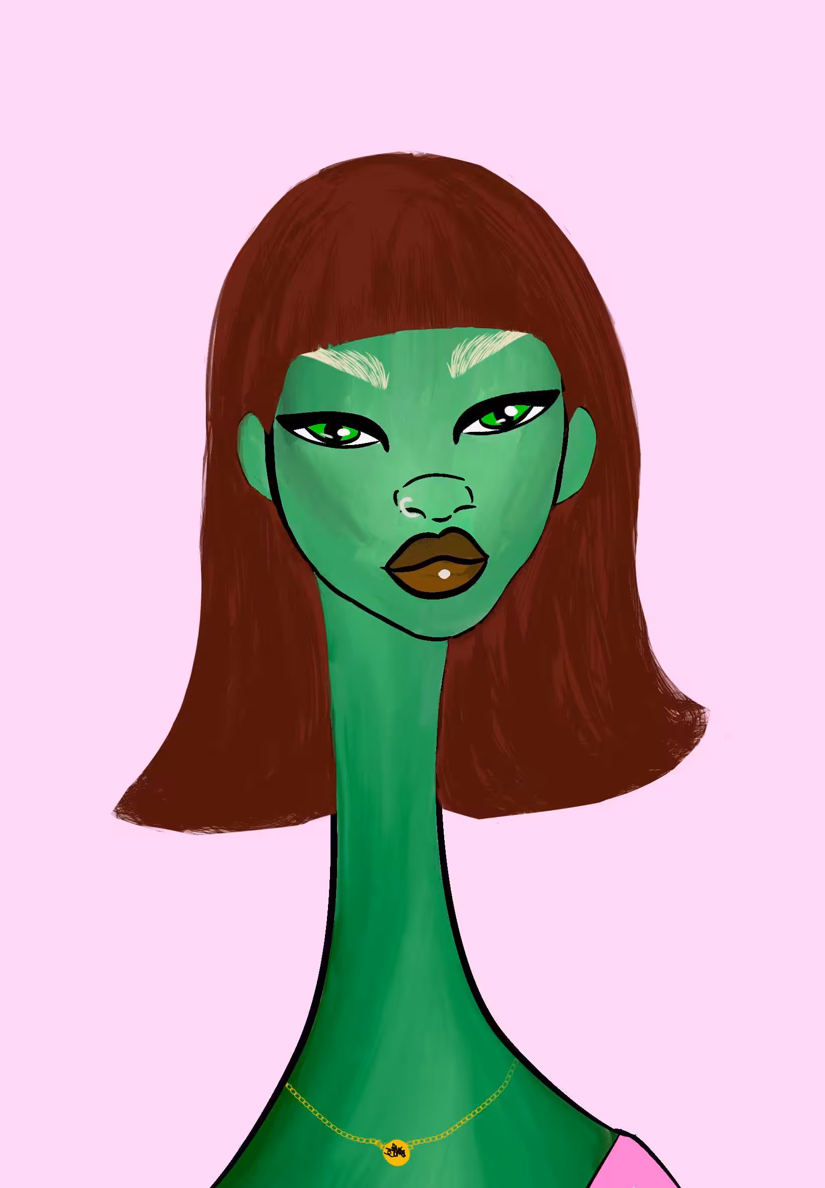 Long Neckie Ladies: Long Neckie Lady #1193
