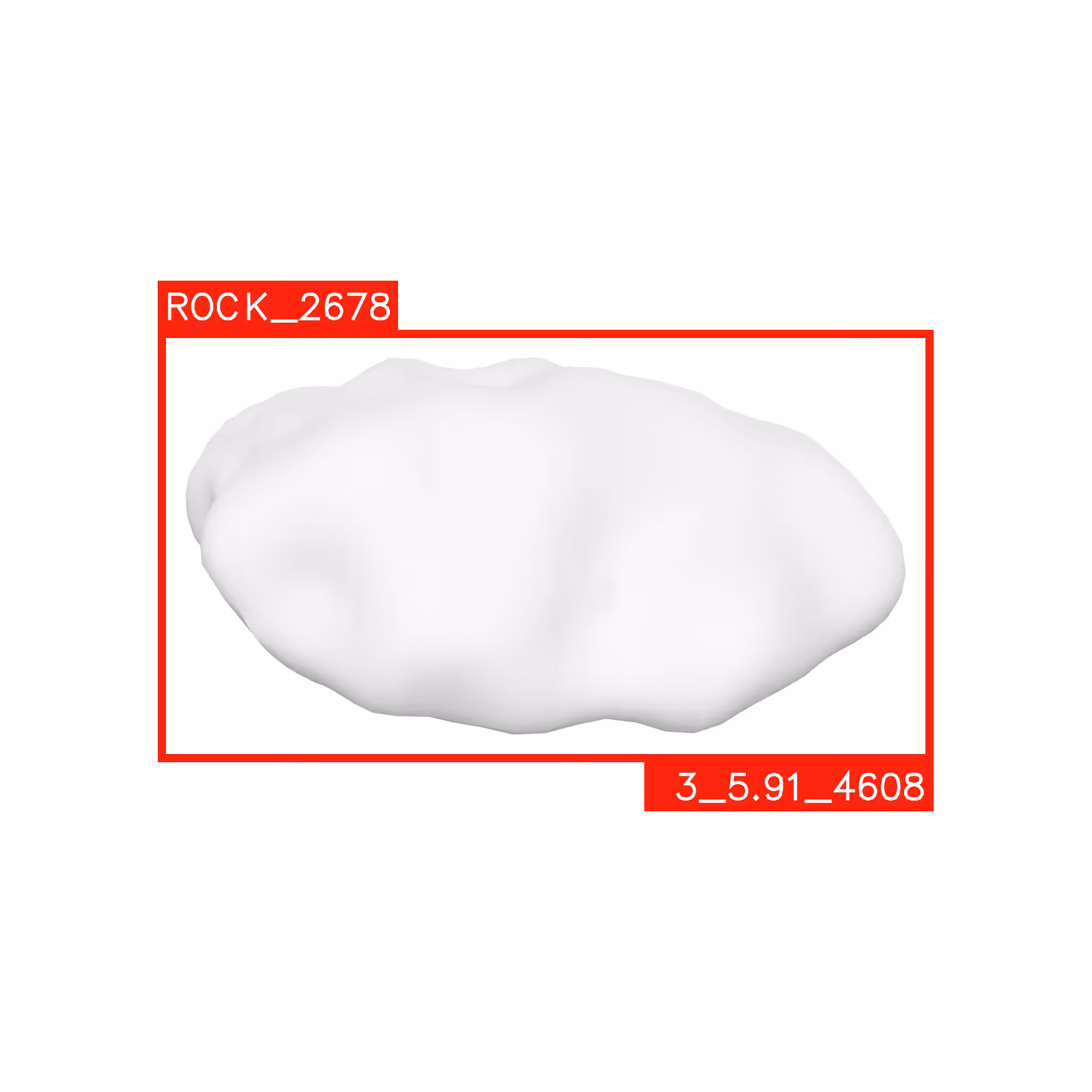 UNSHADED ROCKS: ROCK 2678