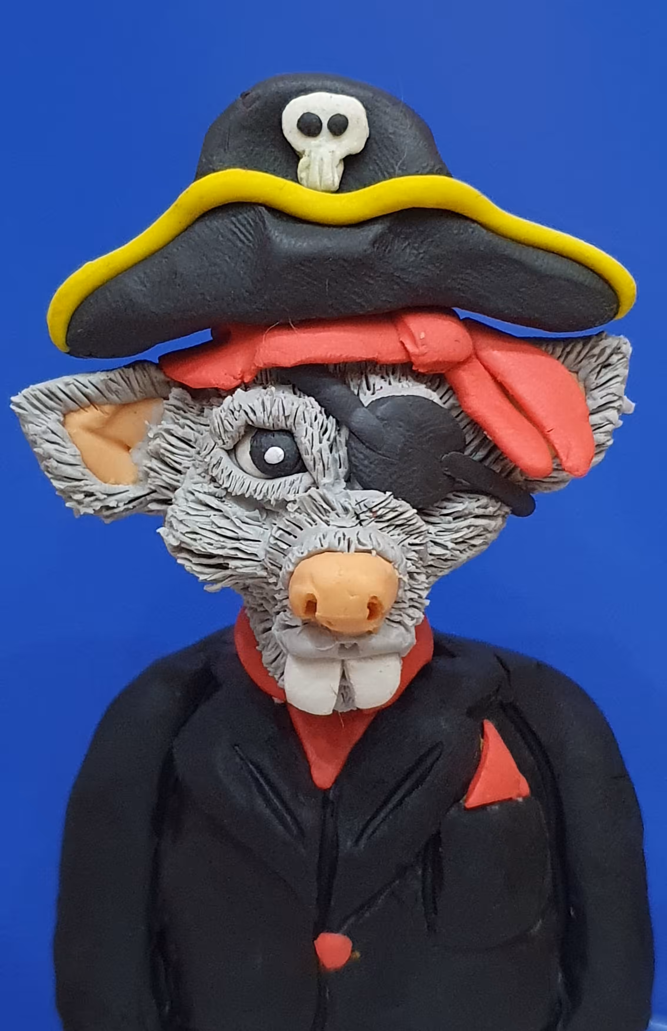 #47 Clay Collectible Pirate RAT 
