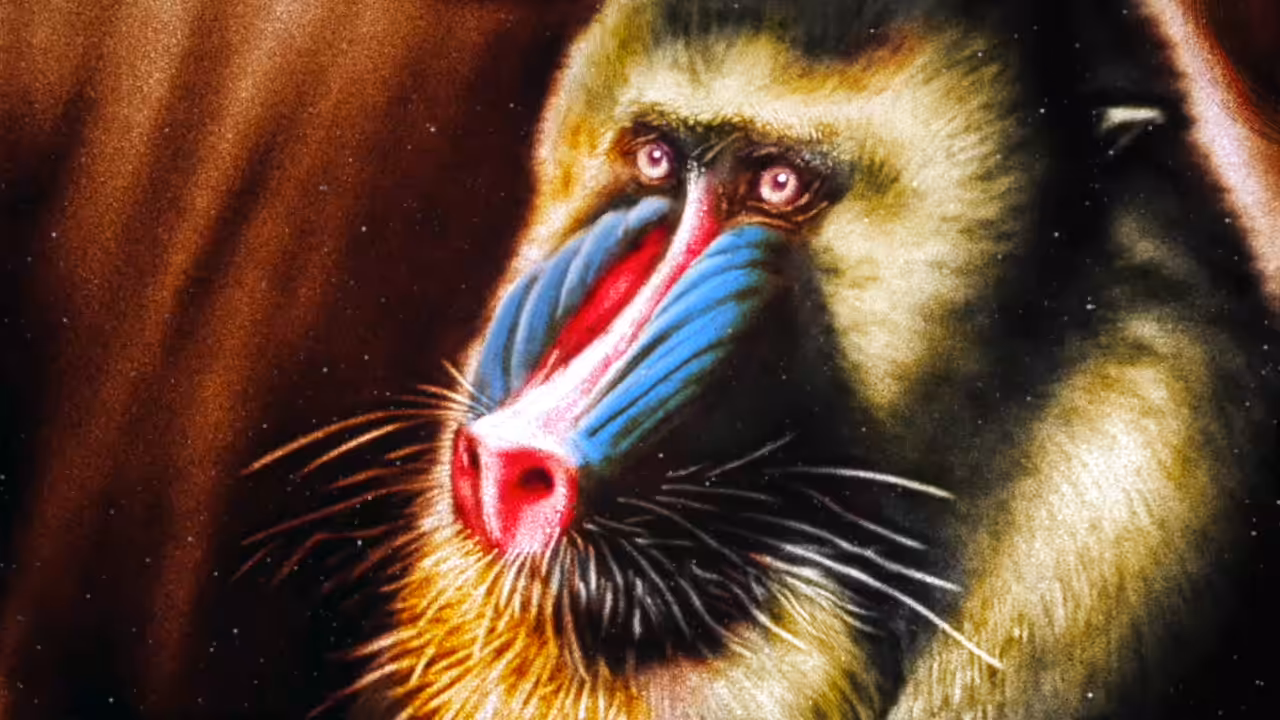 Colorful Baboon