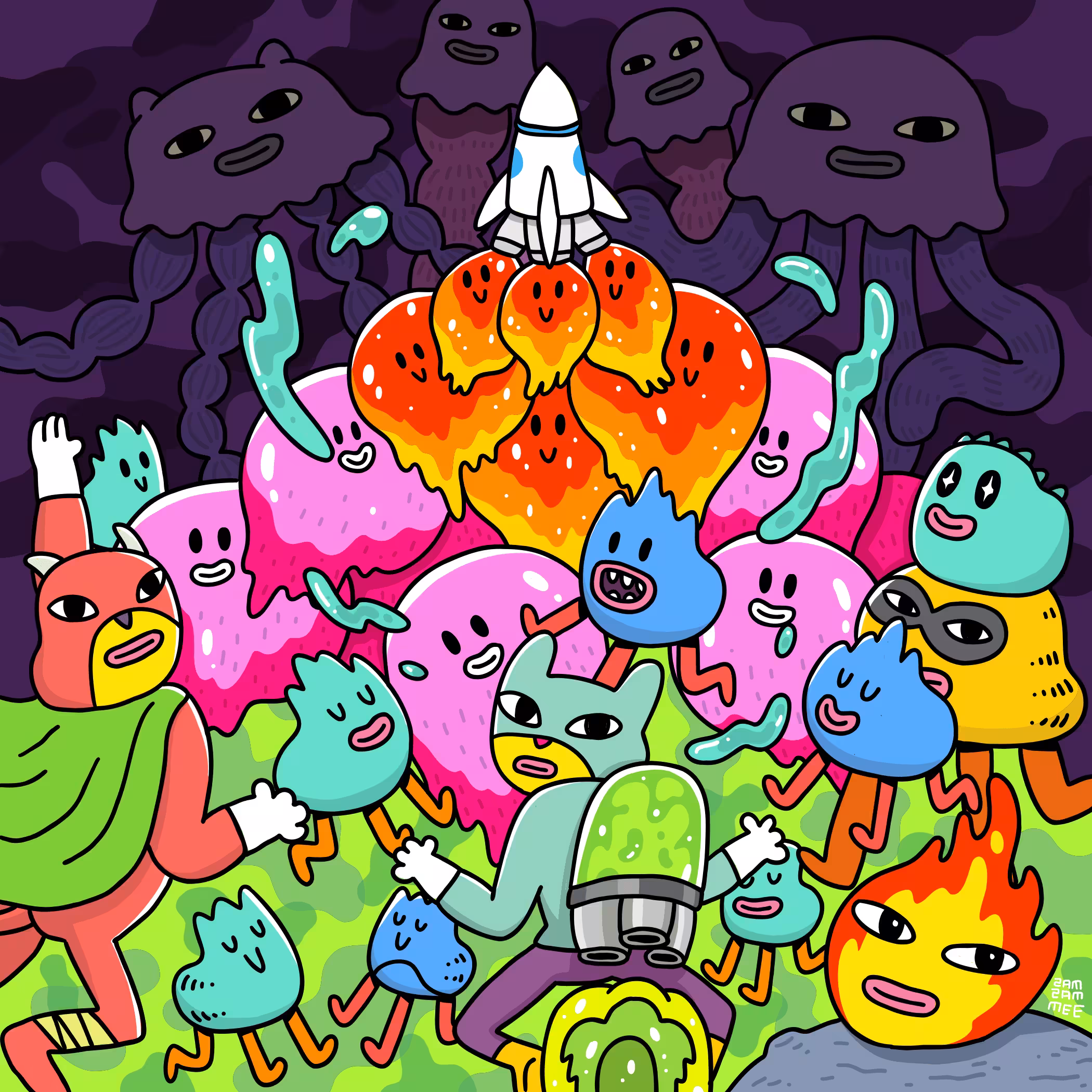 Monsters collide #3