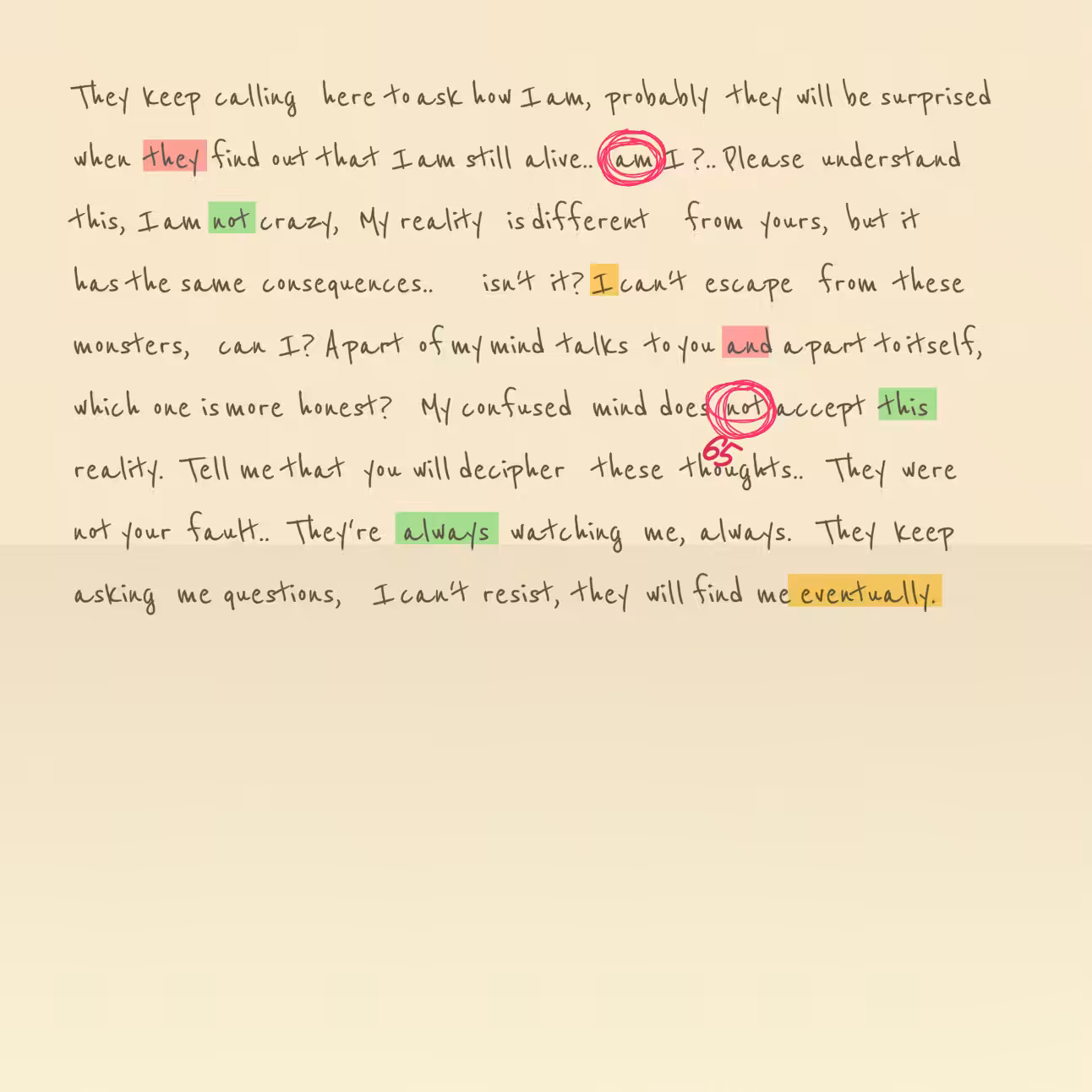 Conspiracy Theory Vol.2: a letter #19
