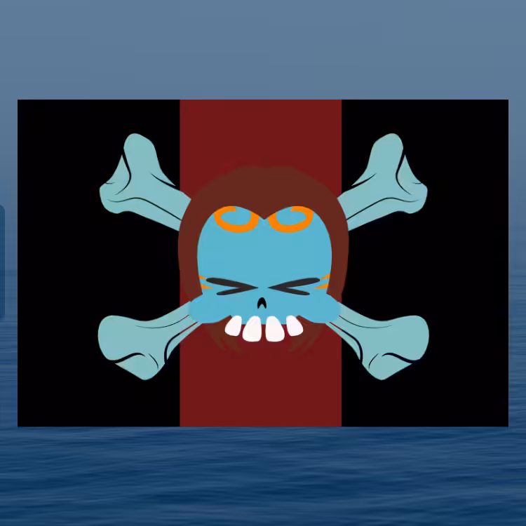 Jolly Roger Flag #68