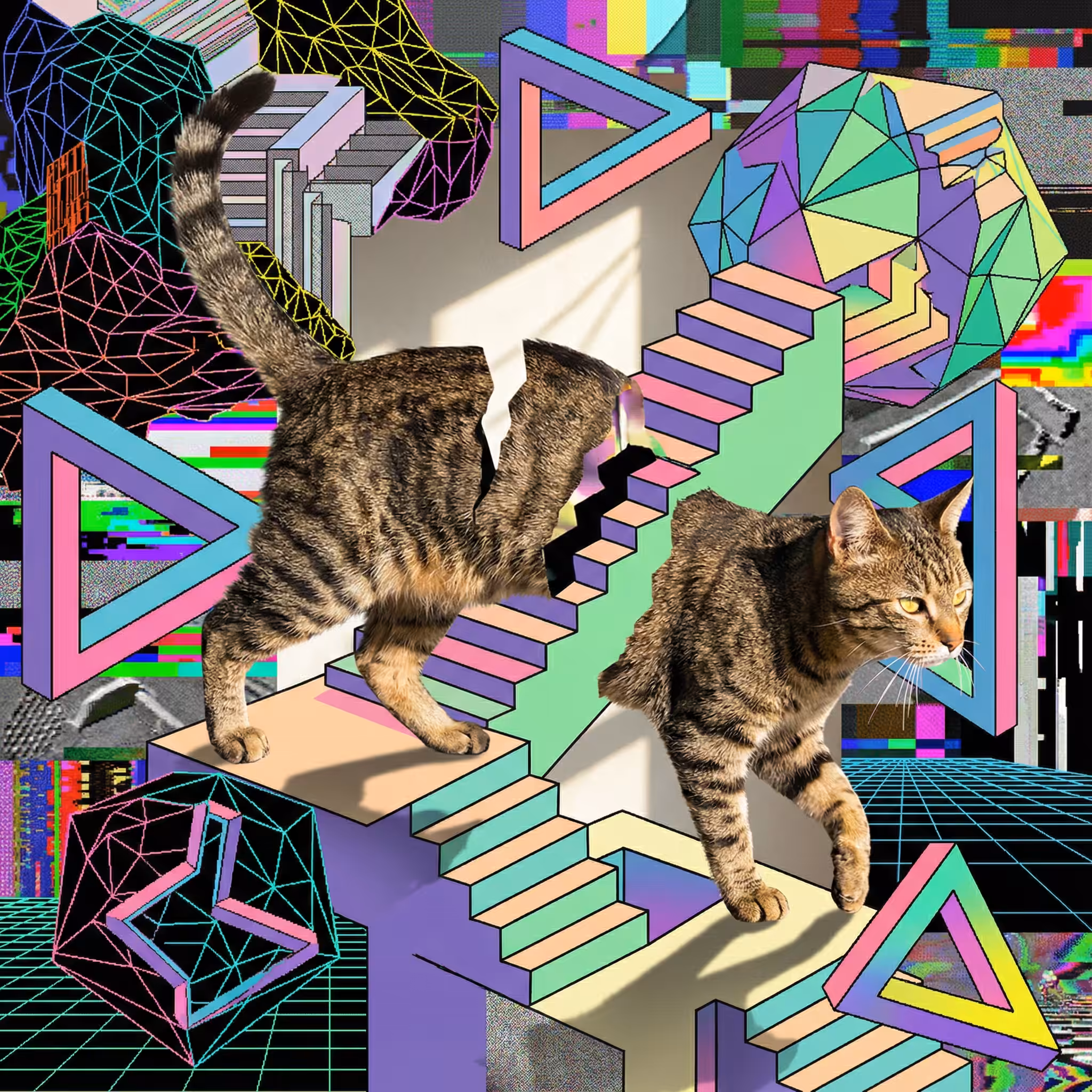 abstract cats #15