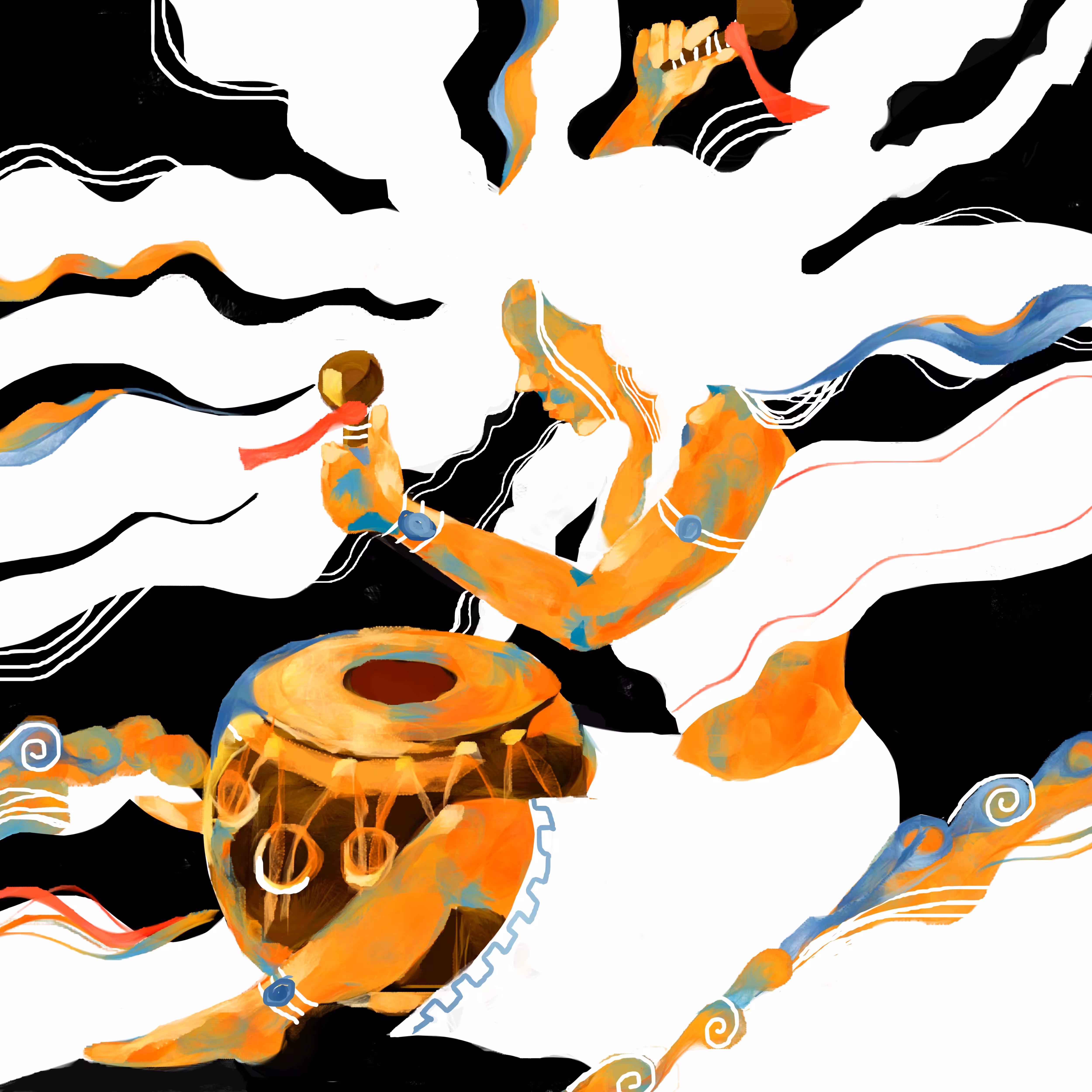 The drummer