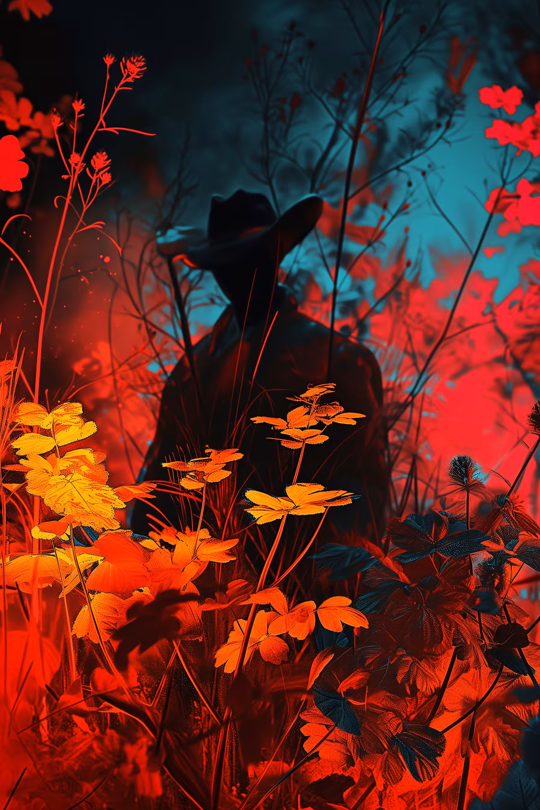 Floral Shadows In The Wild