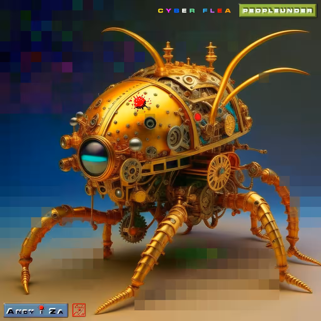 CYBER Flea. PEOPLEUNDER