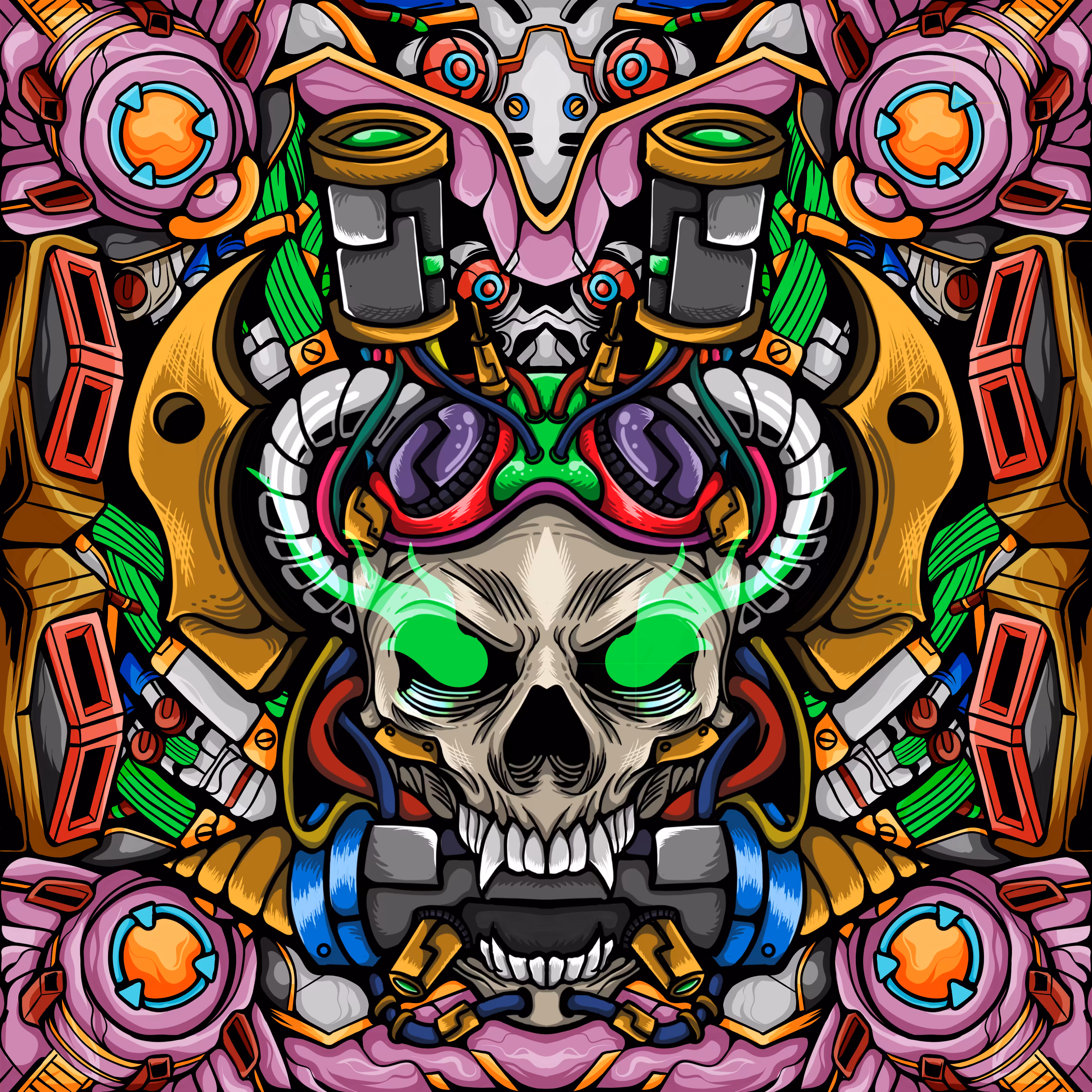 skull machine