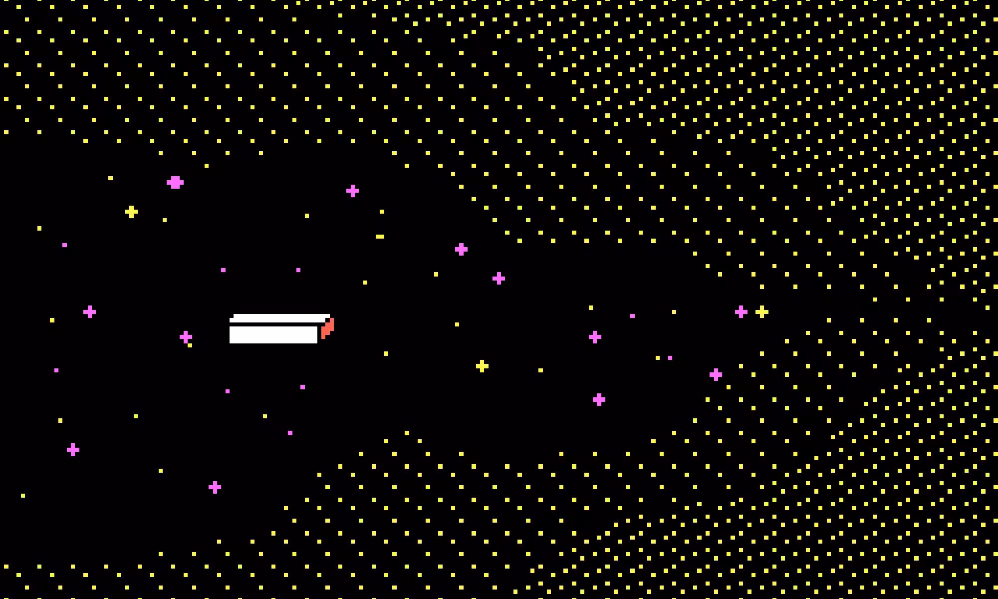 pc paint 3.1: space runner nebulas exploration 5375 BC