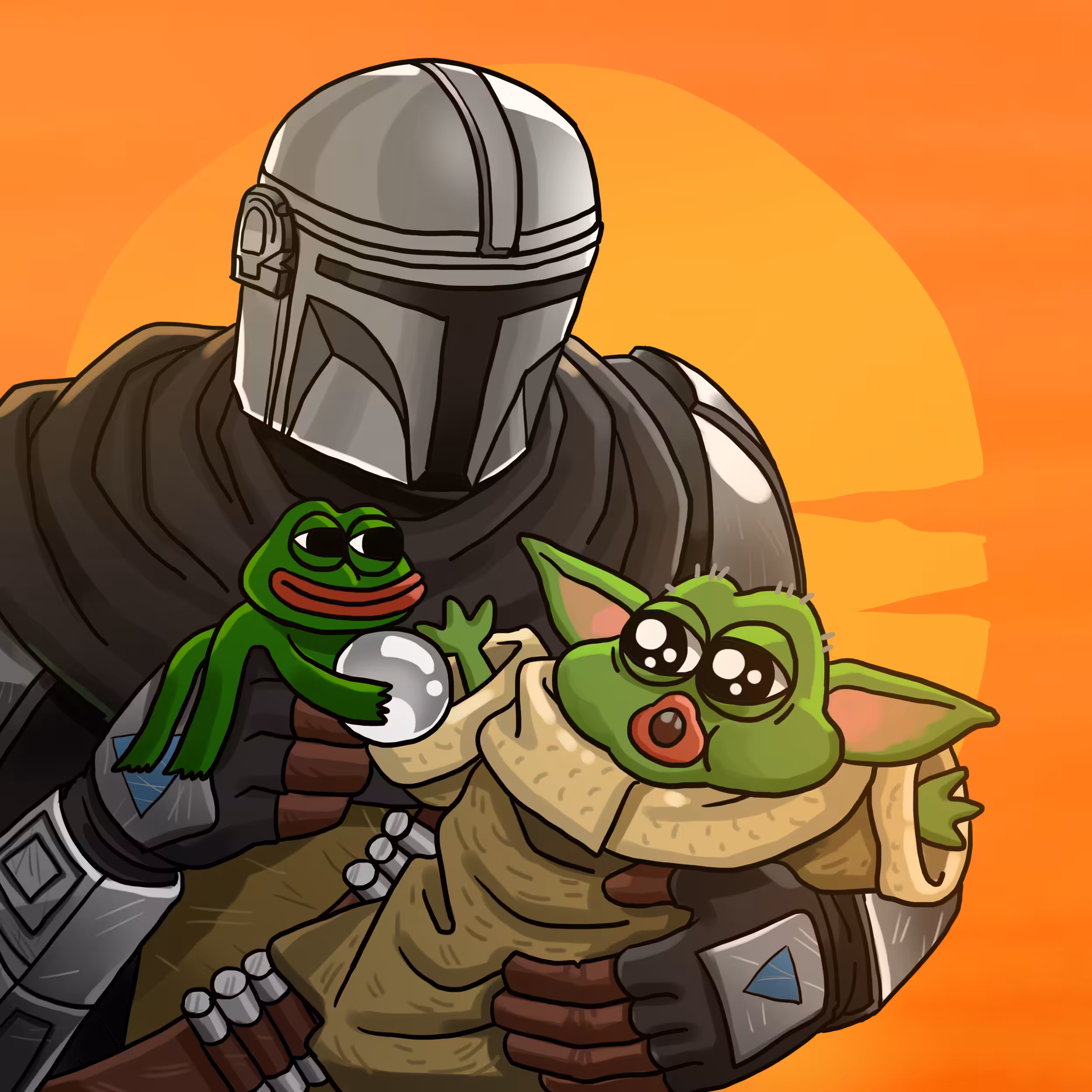 Baby Pepe yoda