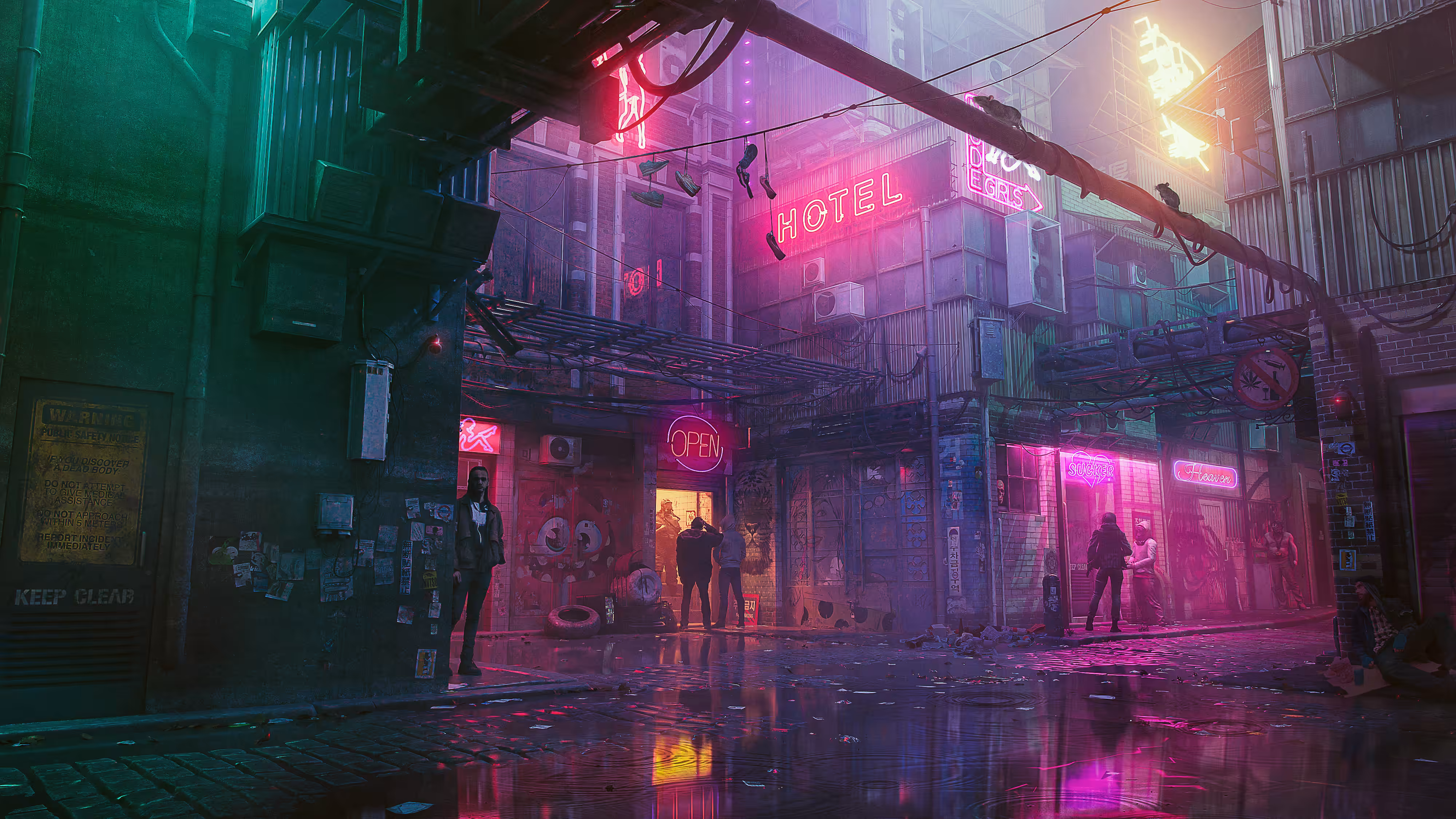 Bright Light Dark Alley..