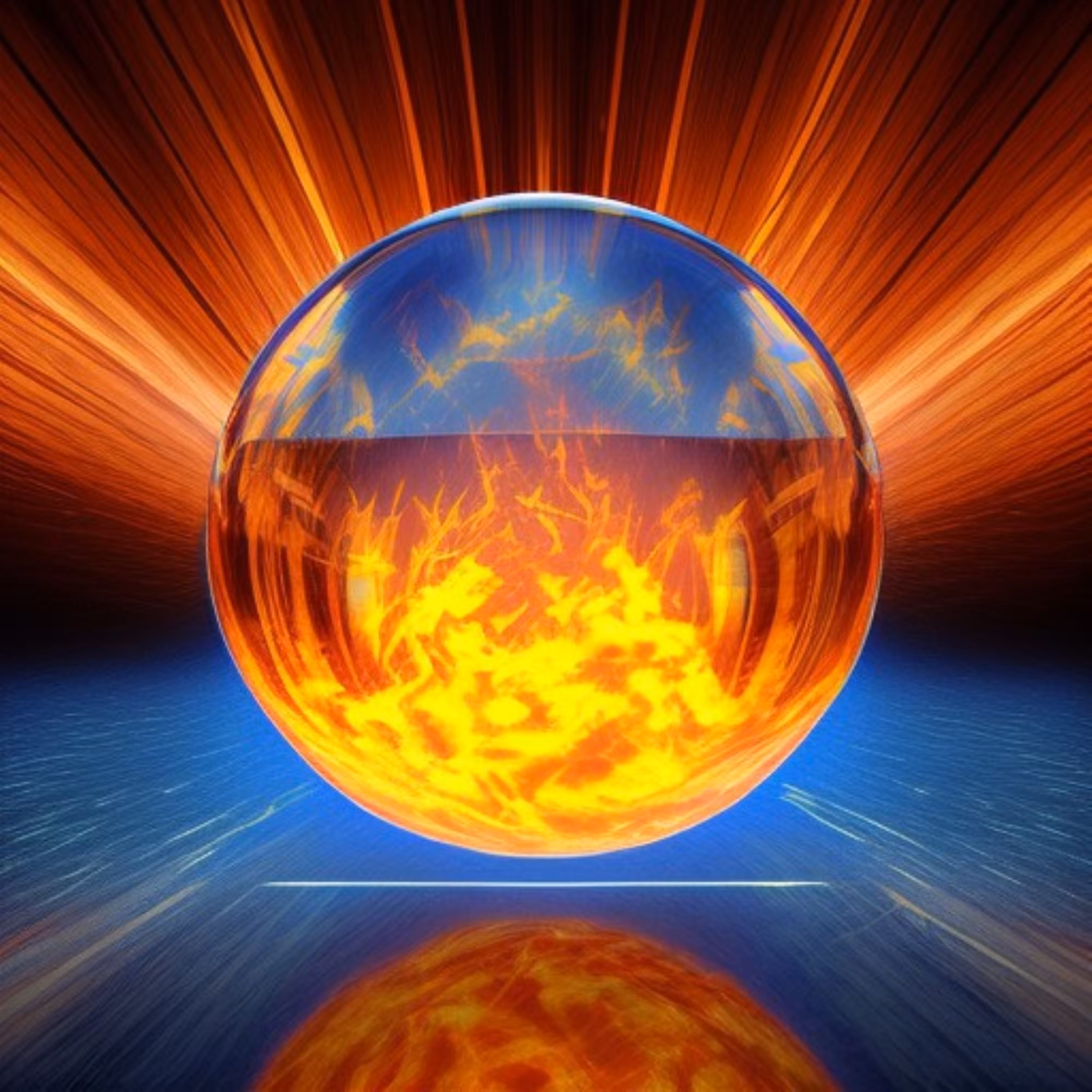Multicolored ball