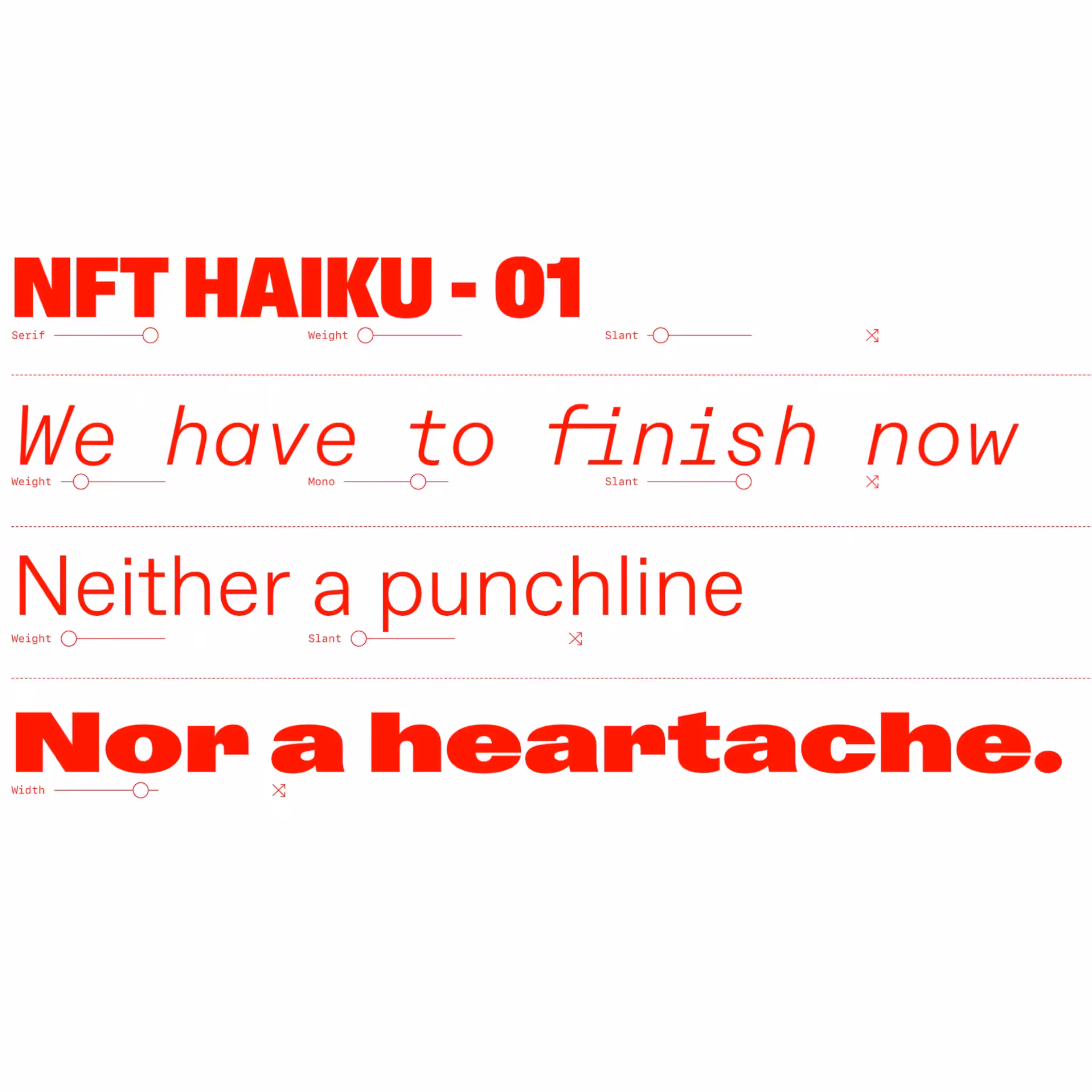 NFT HAIKU - 01