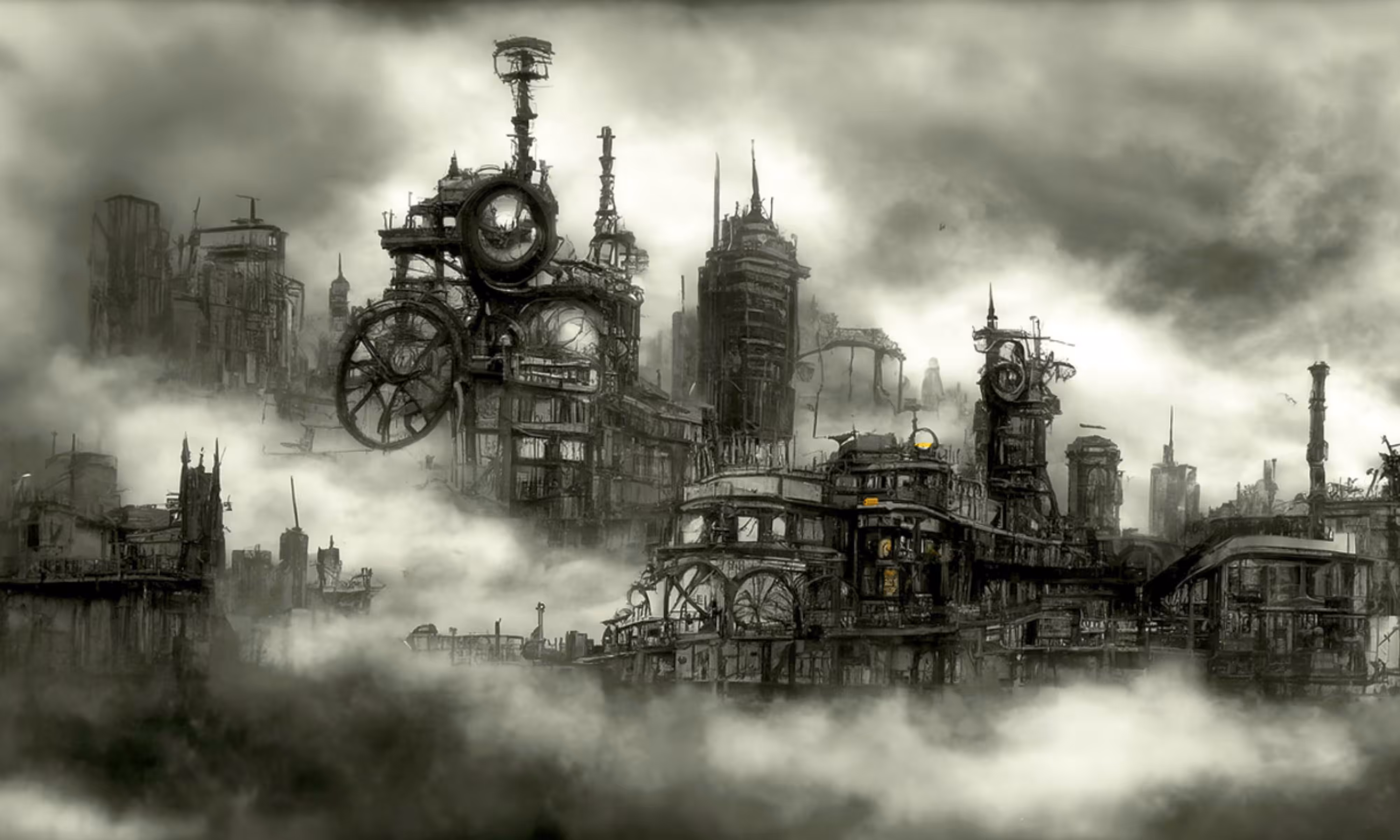 SteamPunk cityScape #009