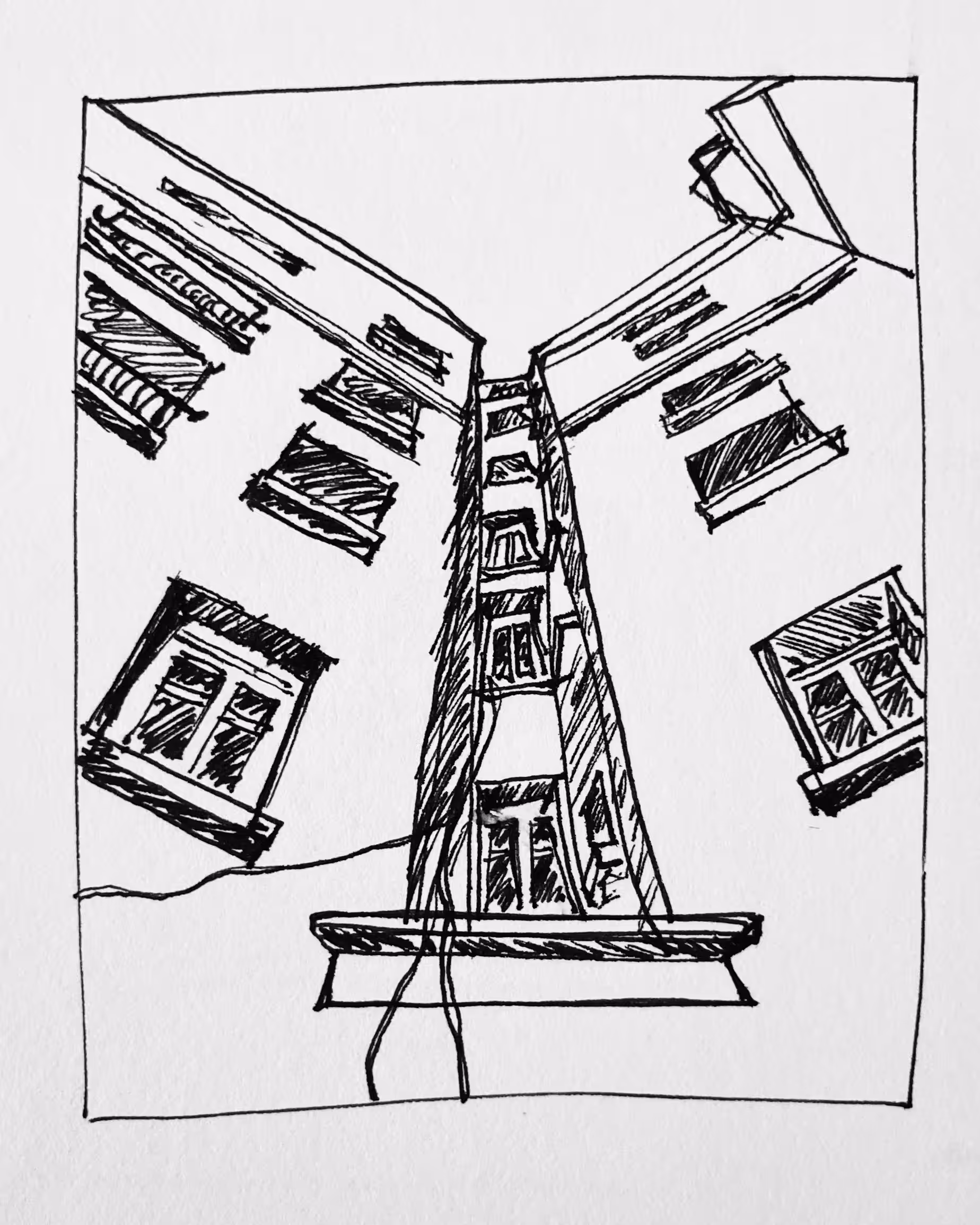 Looking up