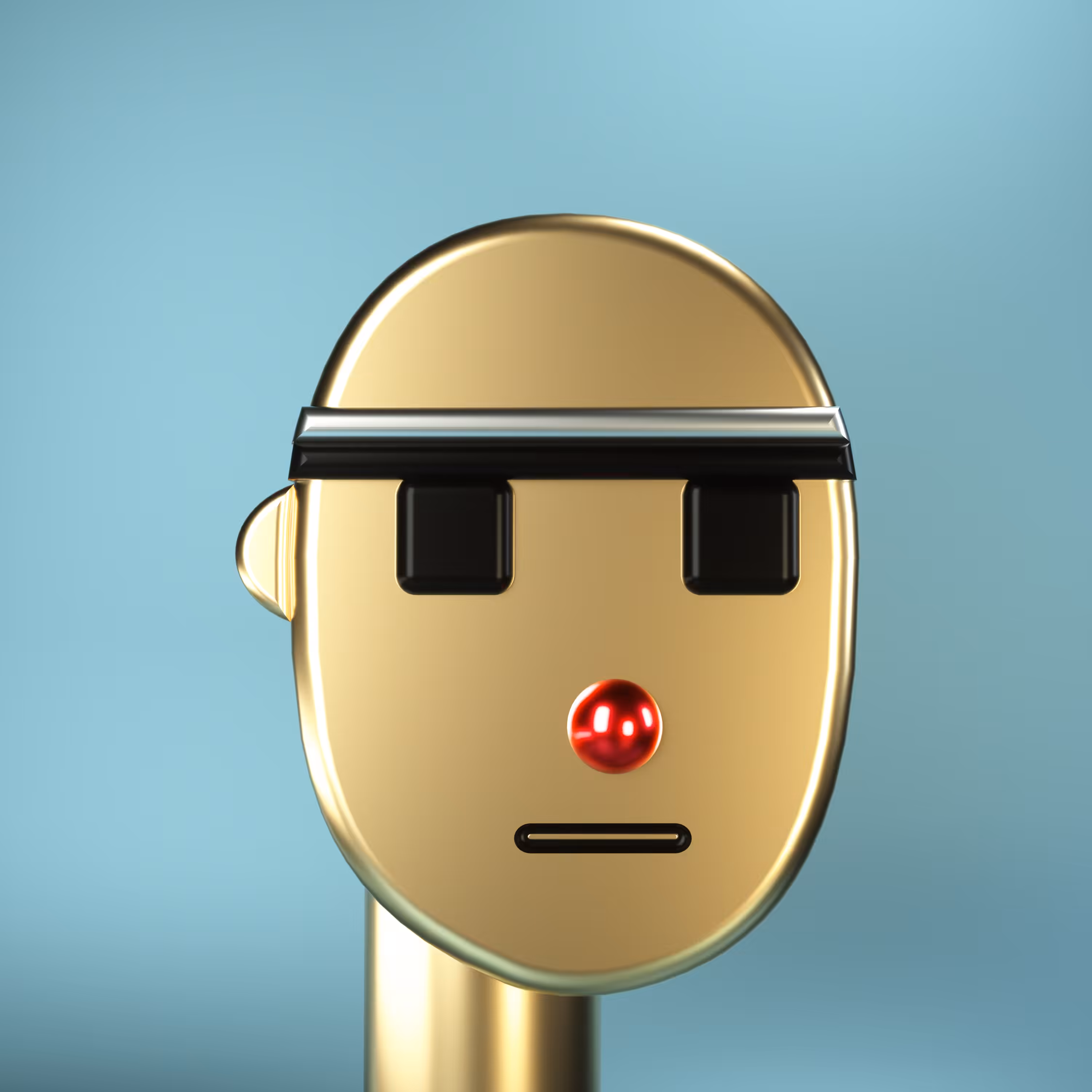 3D Chrome Punks: 3D Chrome Punk #0082