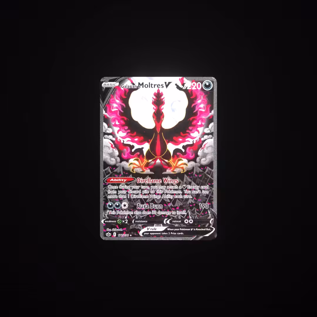 Galarian Moltres V (Alternate Full Art)