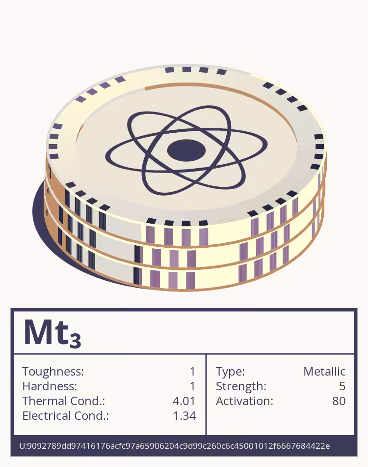 Mt₃ molecule