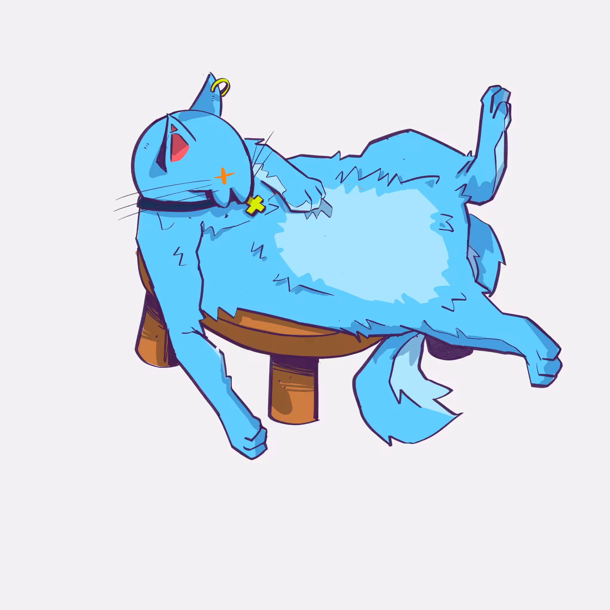 Lazy Skullcat #005