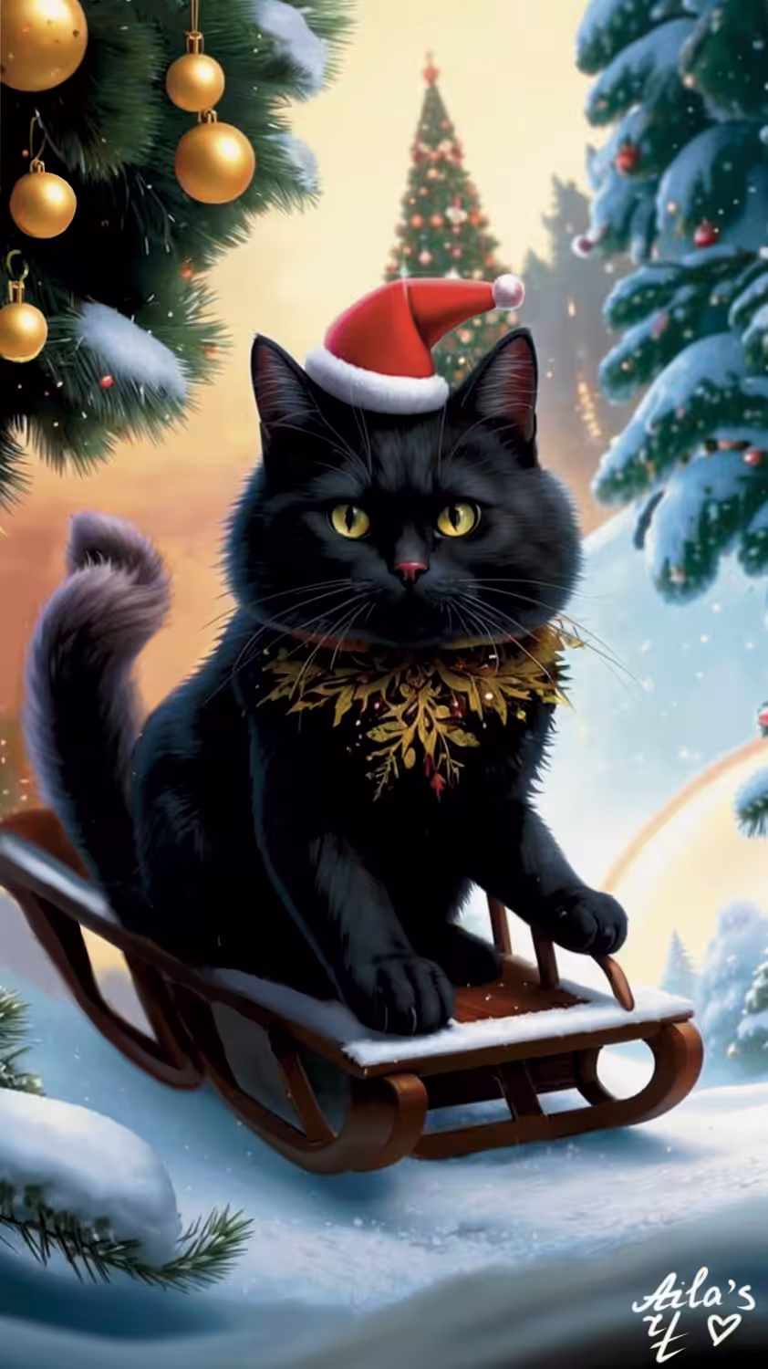 Cat’s Christmas Fun