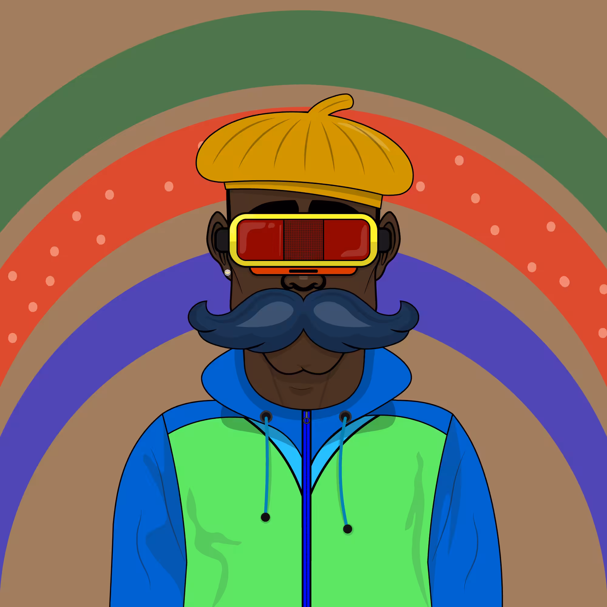 Mustachioed #152