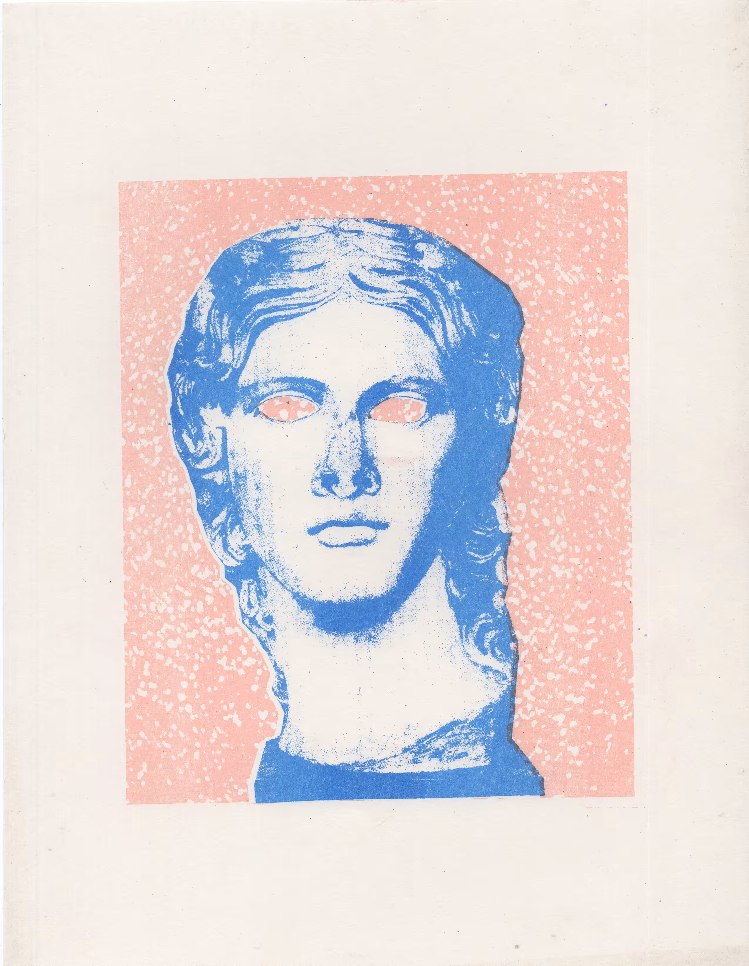 Untitled Collage Risograph Variation 1