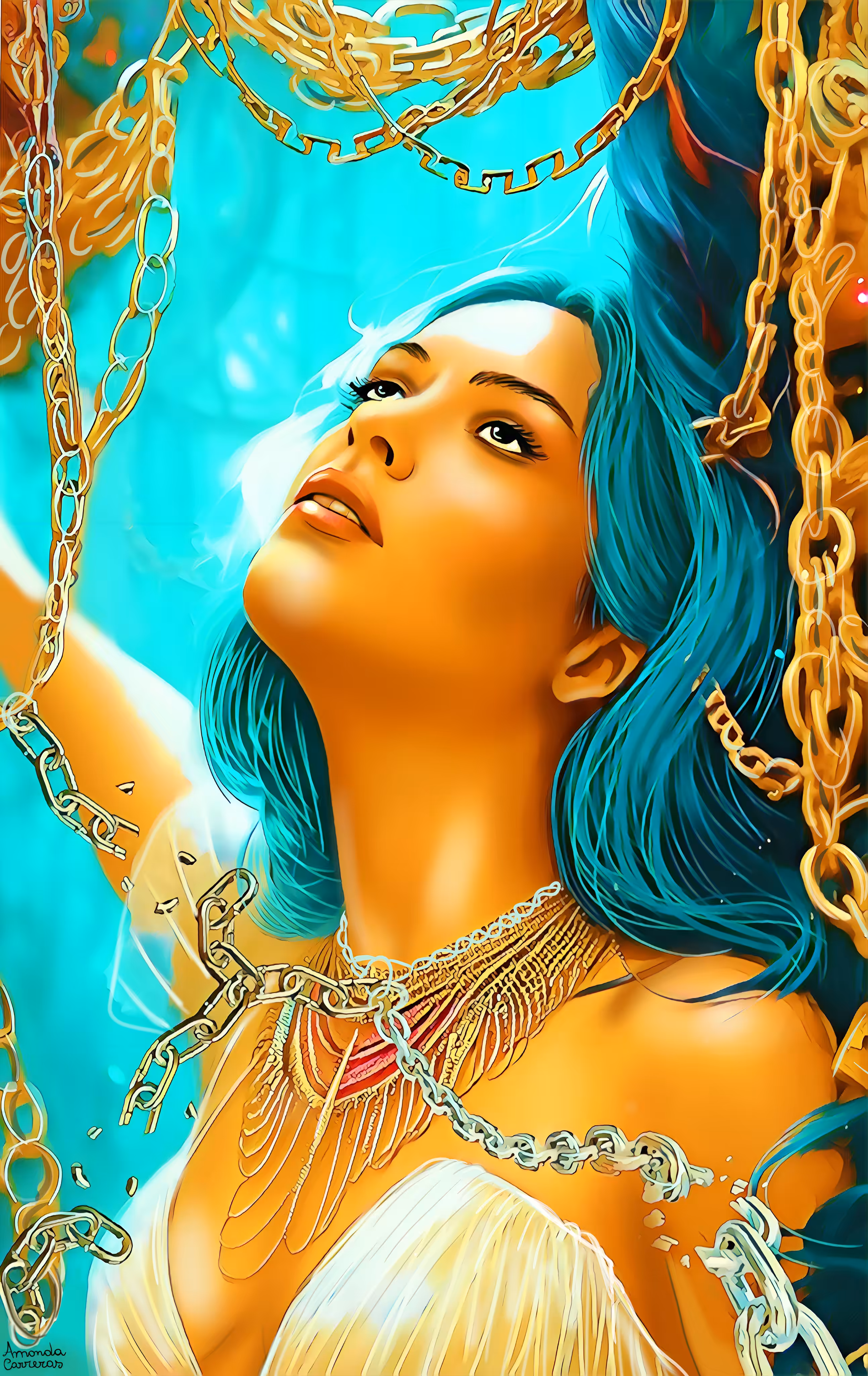 Woman in chais #7