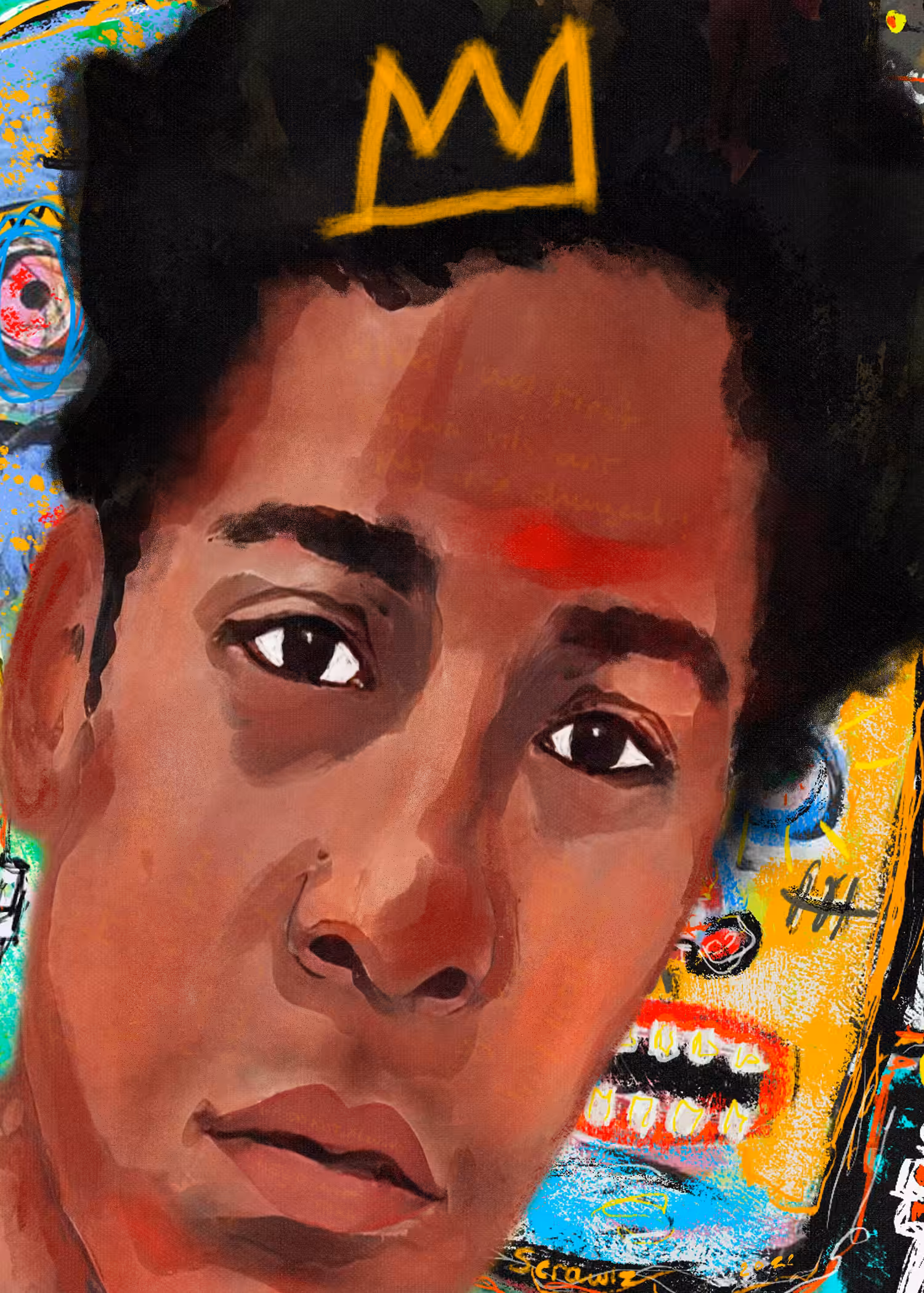 Basquiat meets Scrawlzy