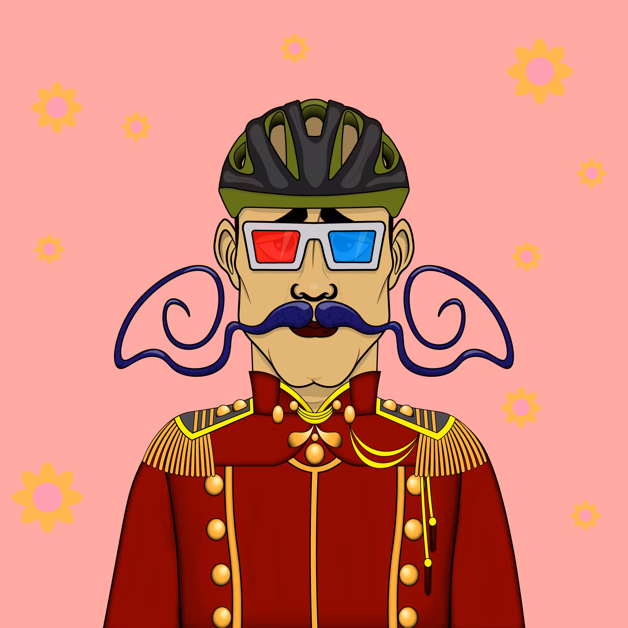 Mustachioed #1