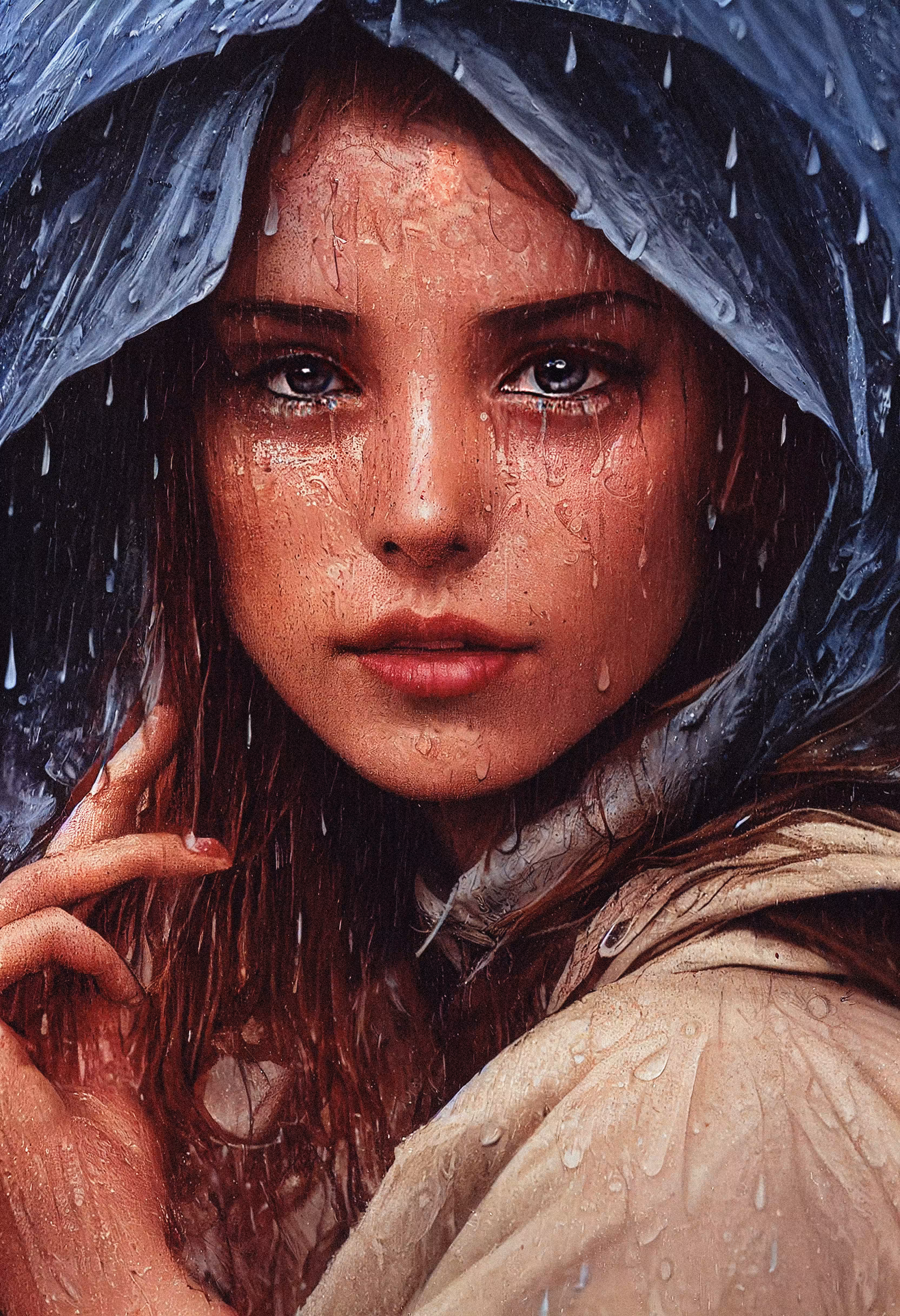 Lady without the pearl earring