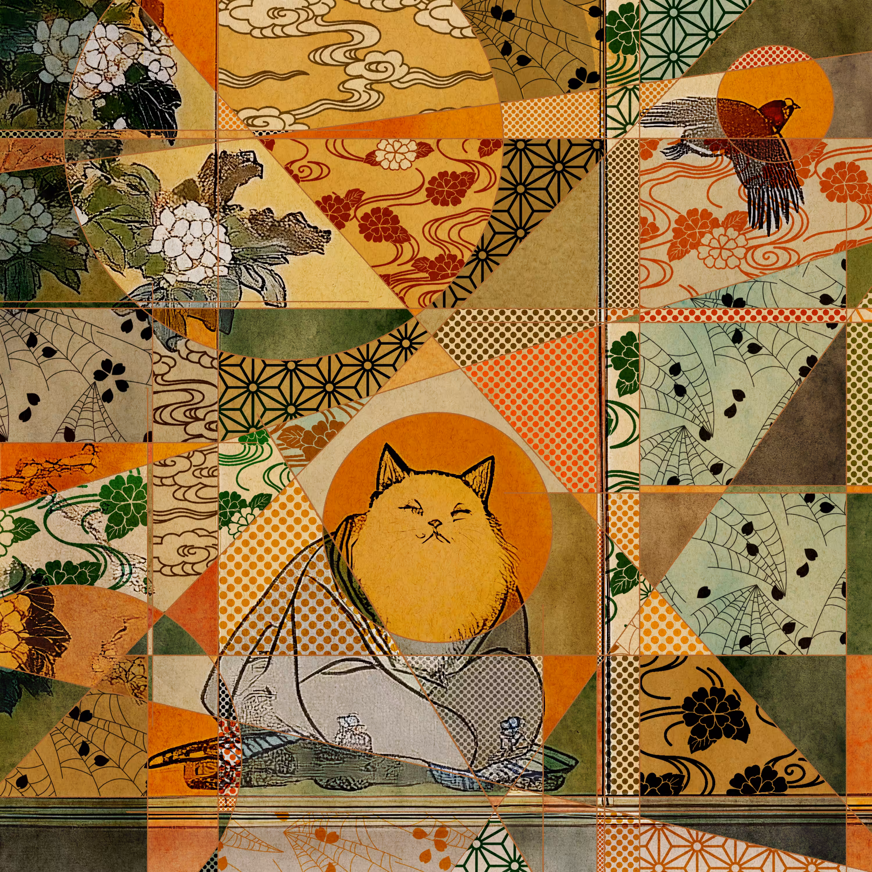 Mangetsu Neko (Full Moon Cat)