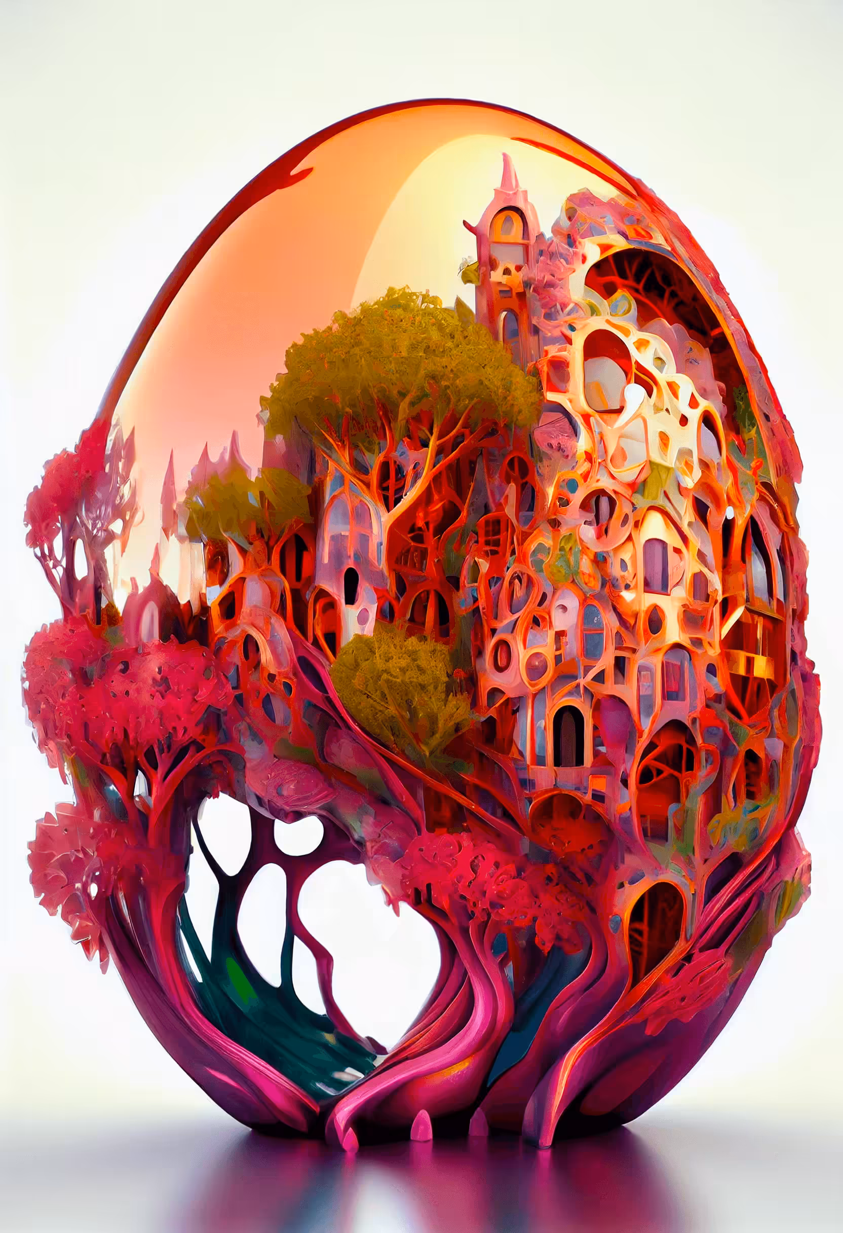 Fantasy Architecture Egg 1